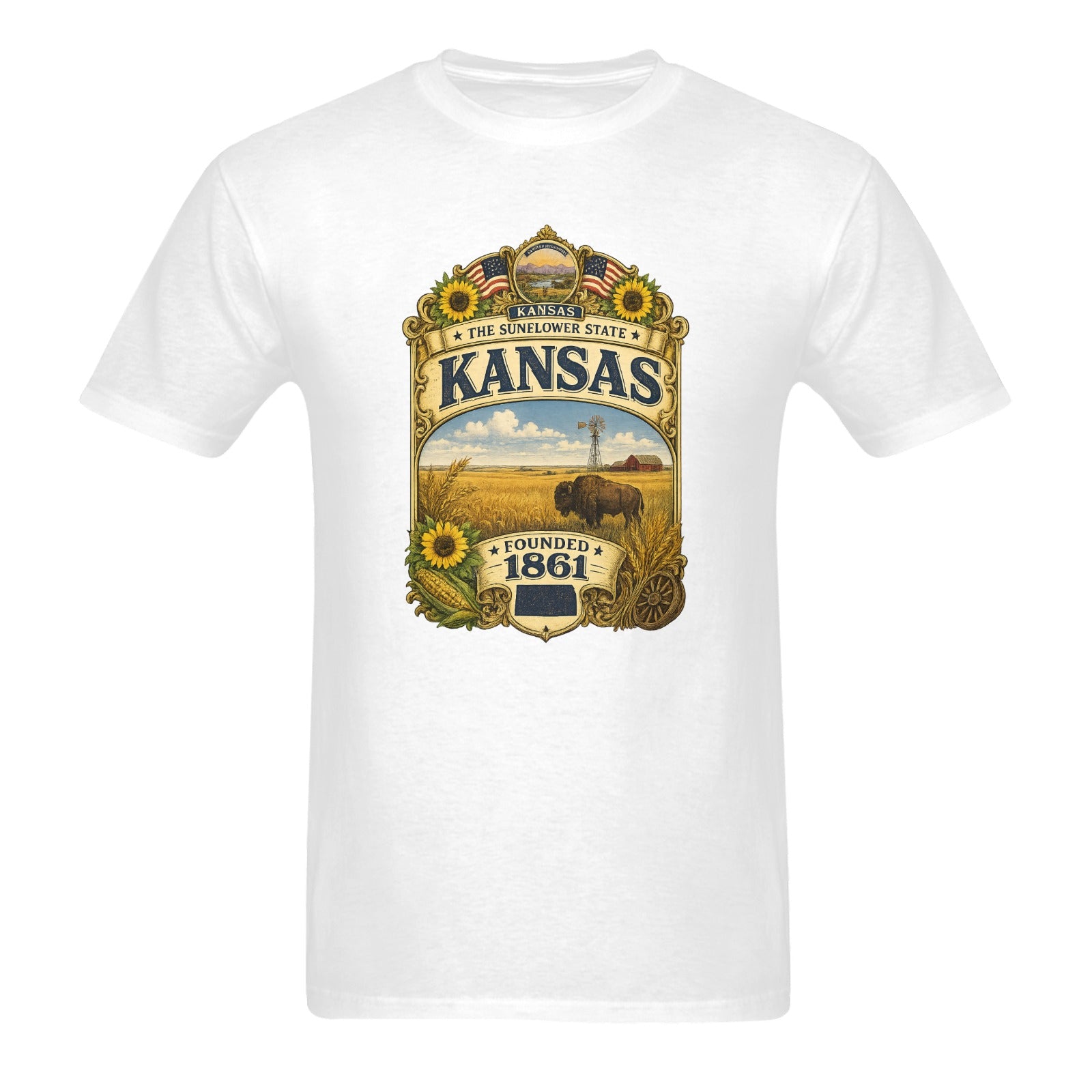 Men's Historical Kansas T-Shirt