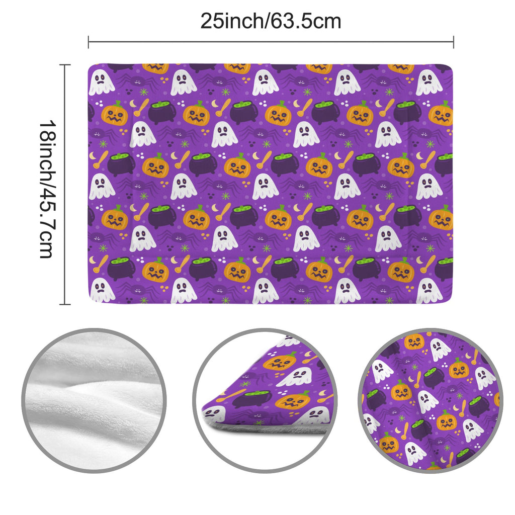 Coco's Haunted Halloween Collection  Ghost & Pumpkin Dog & Cat Mat