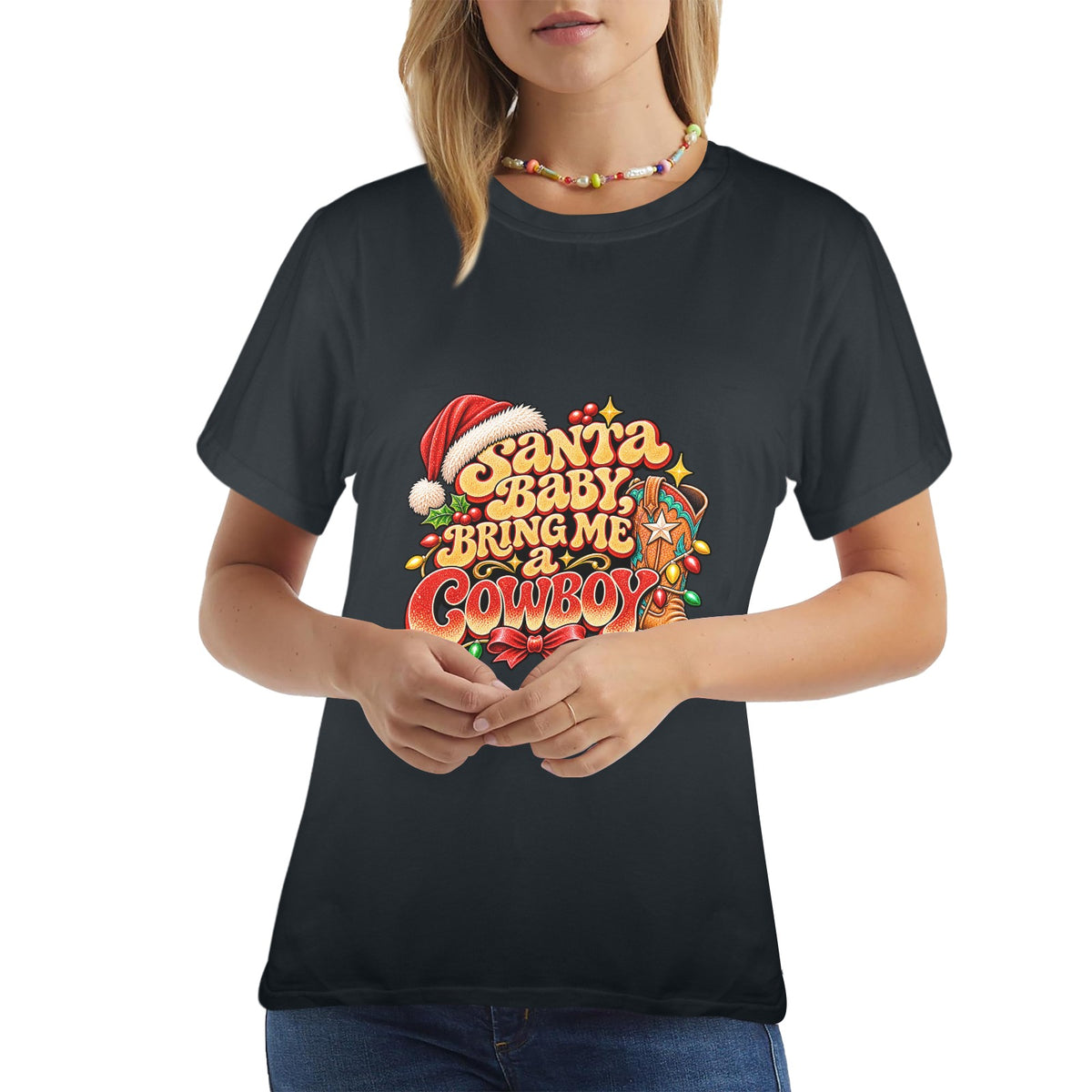 Sassy Cowgirl Christmas Collection – Women's Western Holiday Graphic Tees
