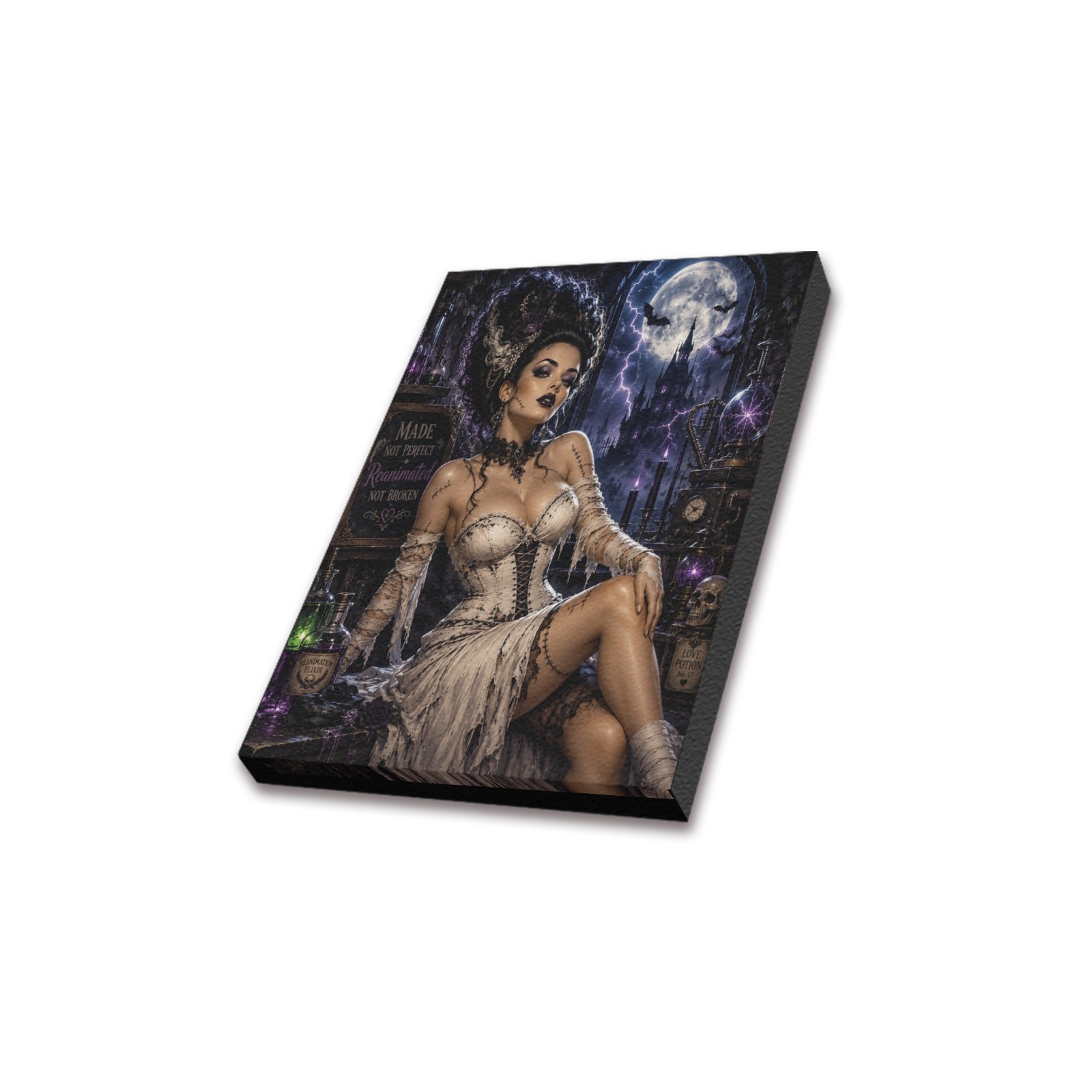 The Reanimated Bride Framed Canvas Print  Made in USA
