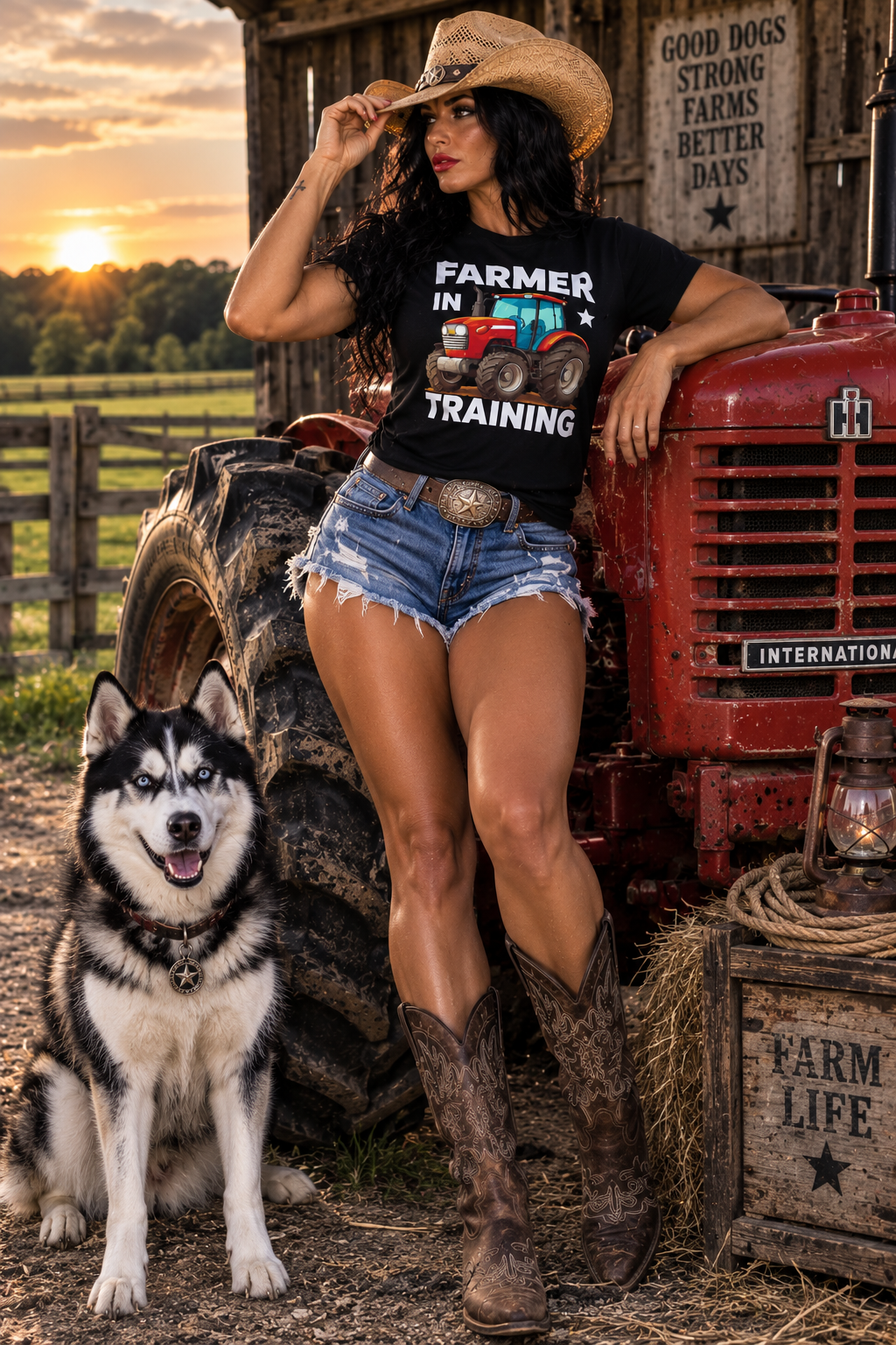 Farmer in Training Unisex T-Shirt, Funny Tractor Shirt, Farm Life Tee, Farmer Gift, Farming & Ranch Shirt