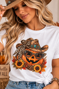 Western Pumpkin Shirt  Cowgirl Fall Halloween