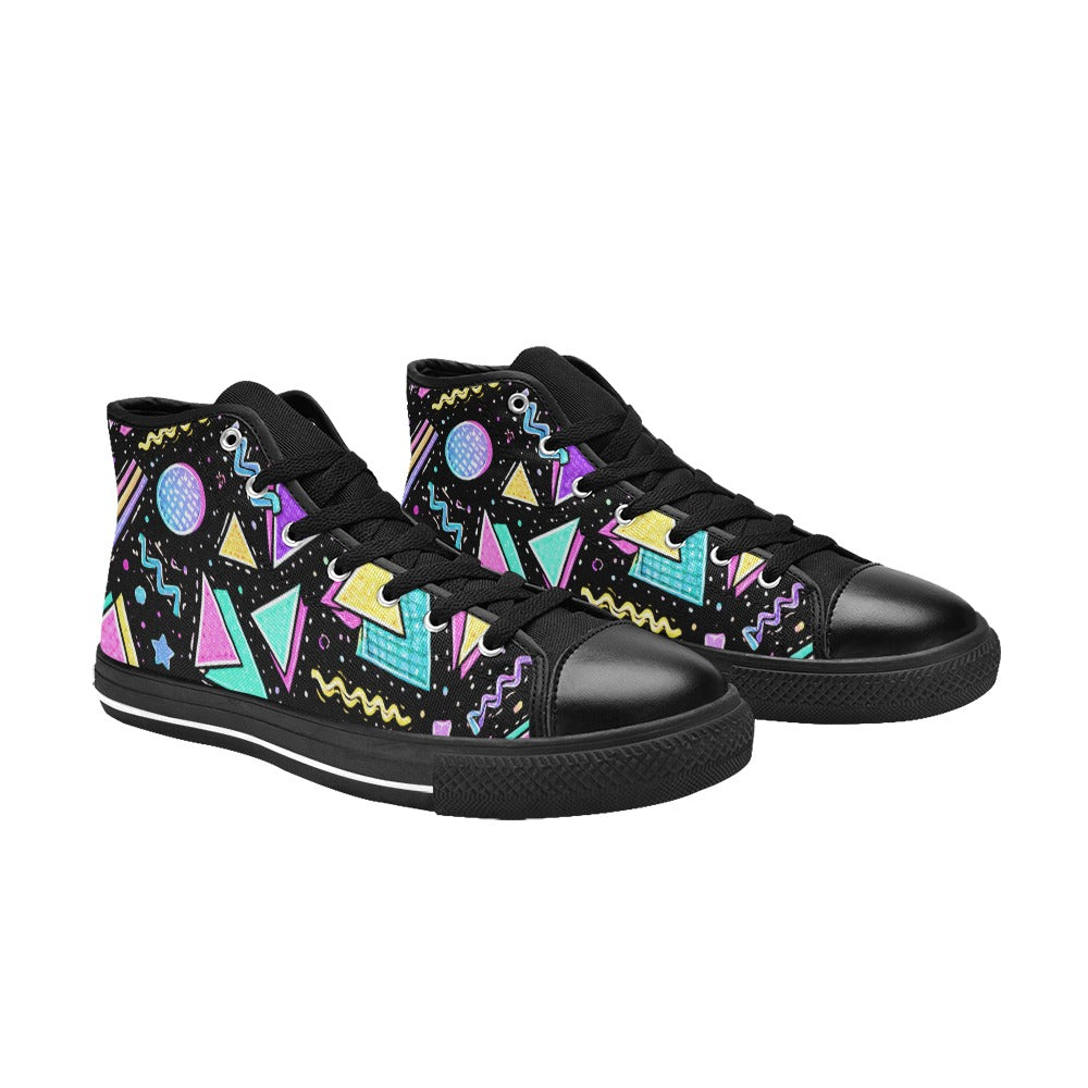 Neon Rewind 80s High-Top Sneakers        Aquila High Top Women's Shoes