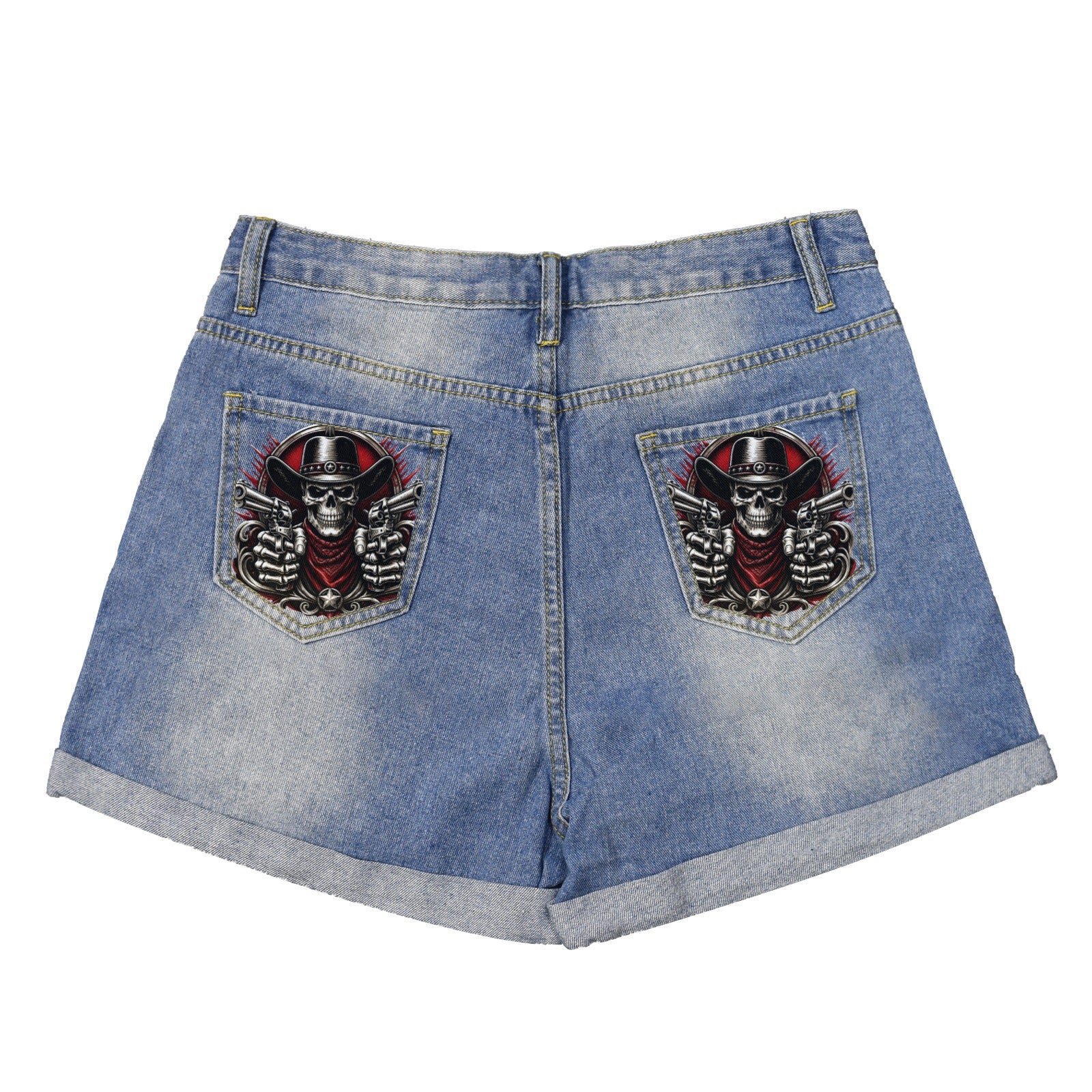 Dead Shot Denim Shorts 🤠