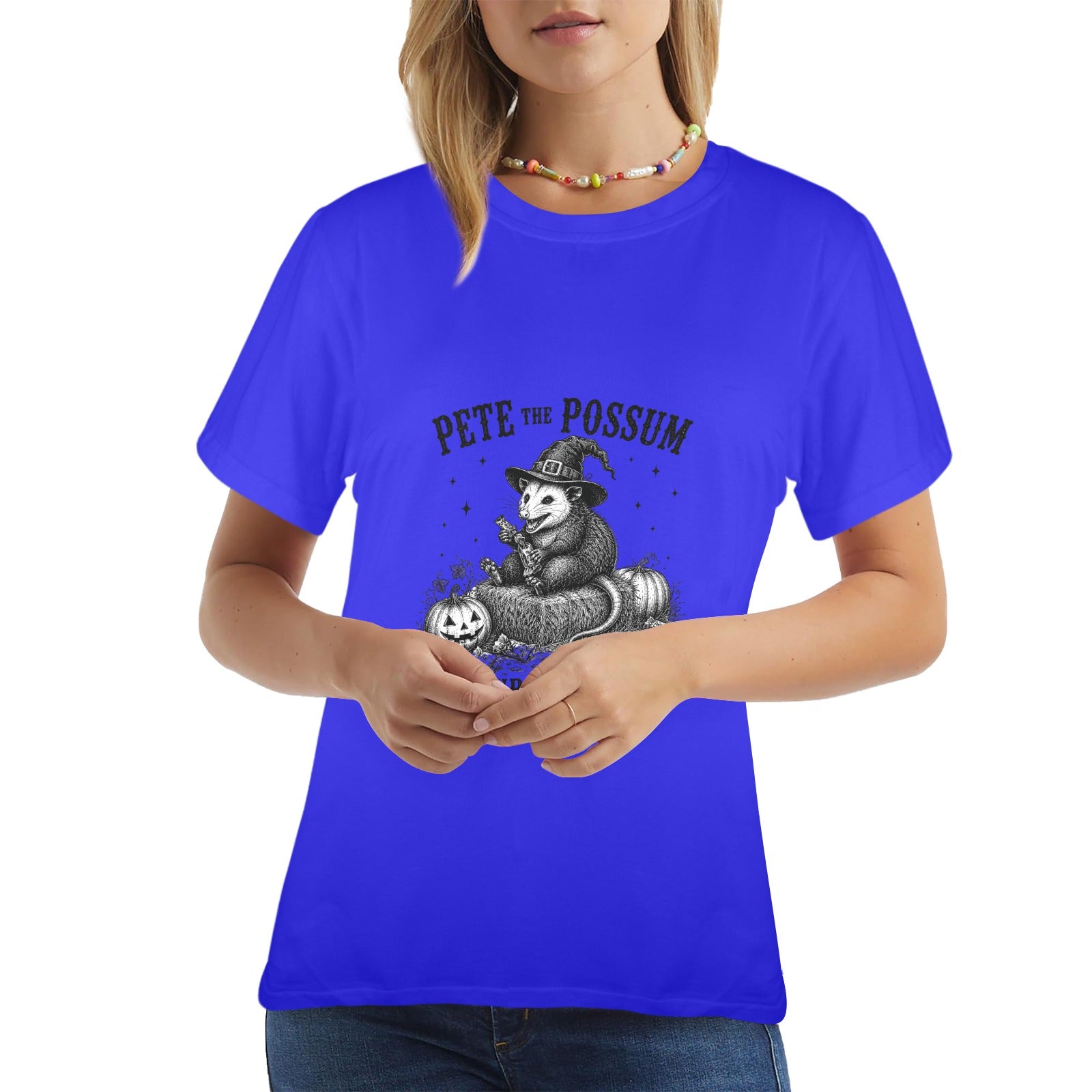 Wolf Hill Ranch Presents: Pete the Possum Halloween Tee ladies