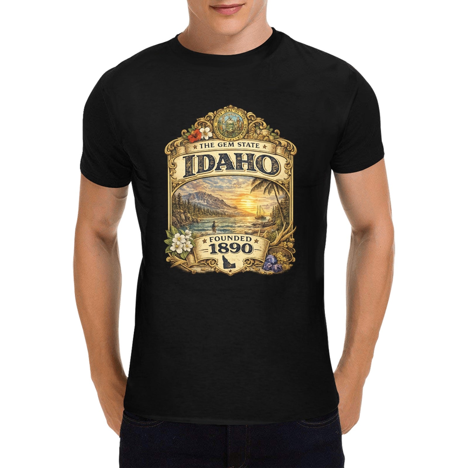 Men's Historical Idaho T-Shirt