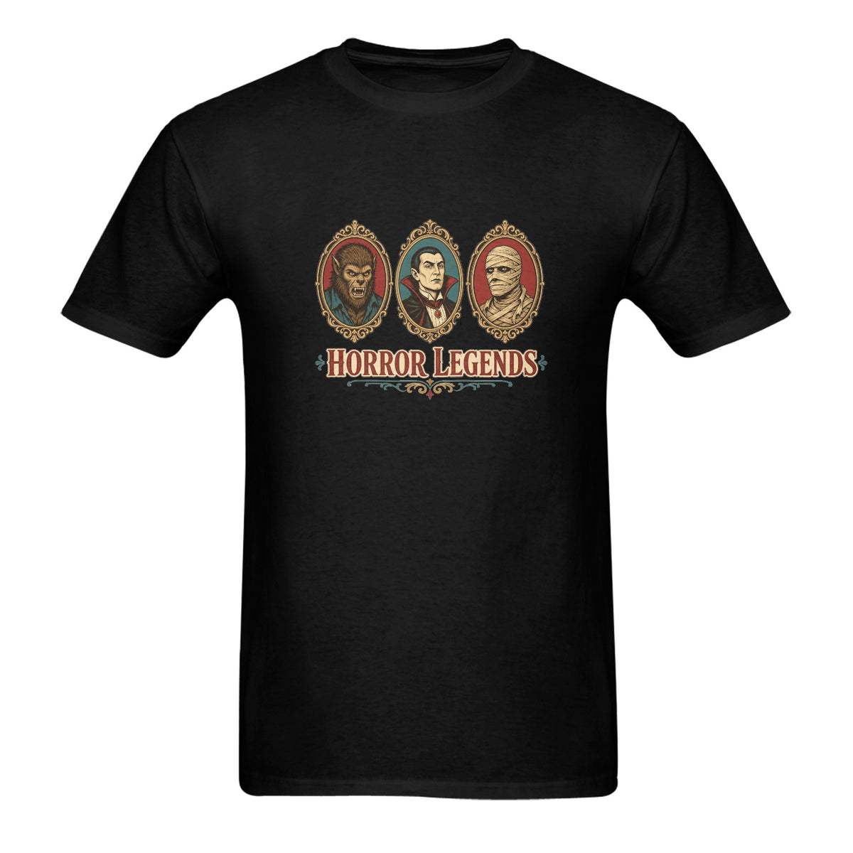 Horror Legends Vintage Monster Unisex T-Shirt.
