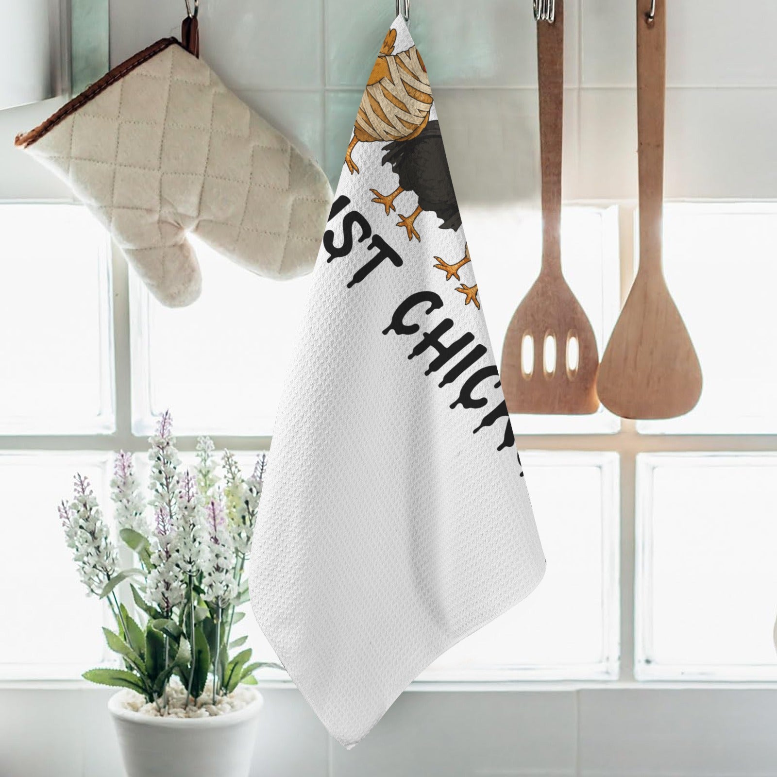 Kitchen Hand Towel 40X60cm (One Side)(1pc) Made in USA