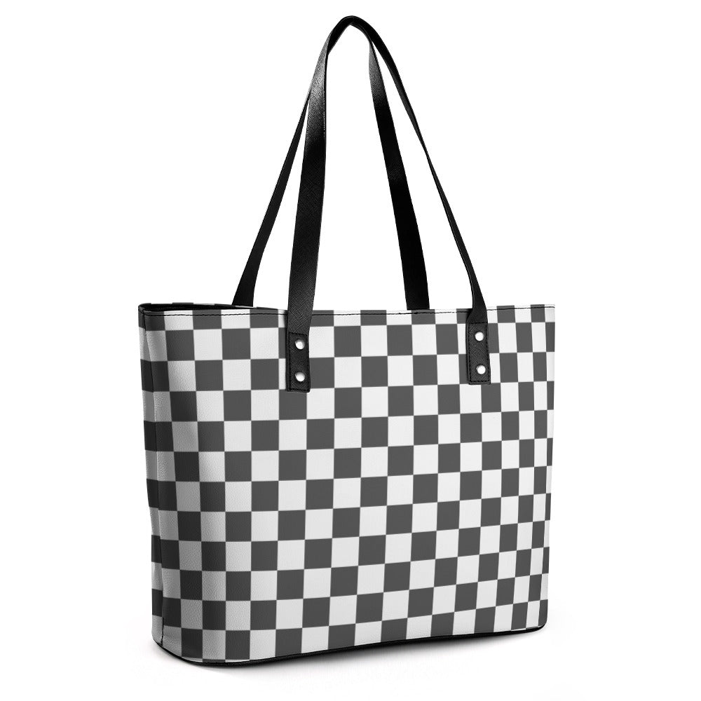 Ladies Leather Handbag Collection   Premium Cross-Grain Tote