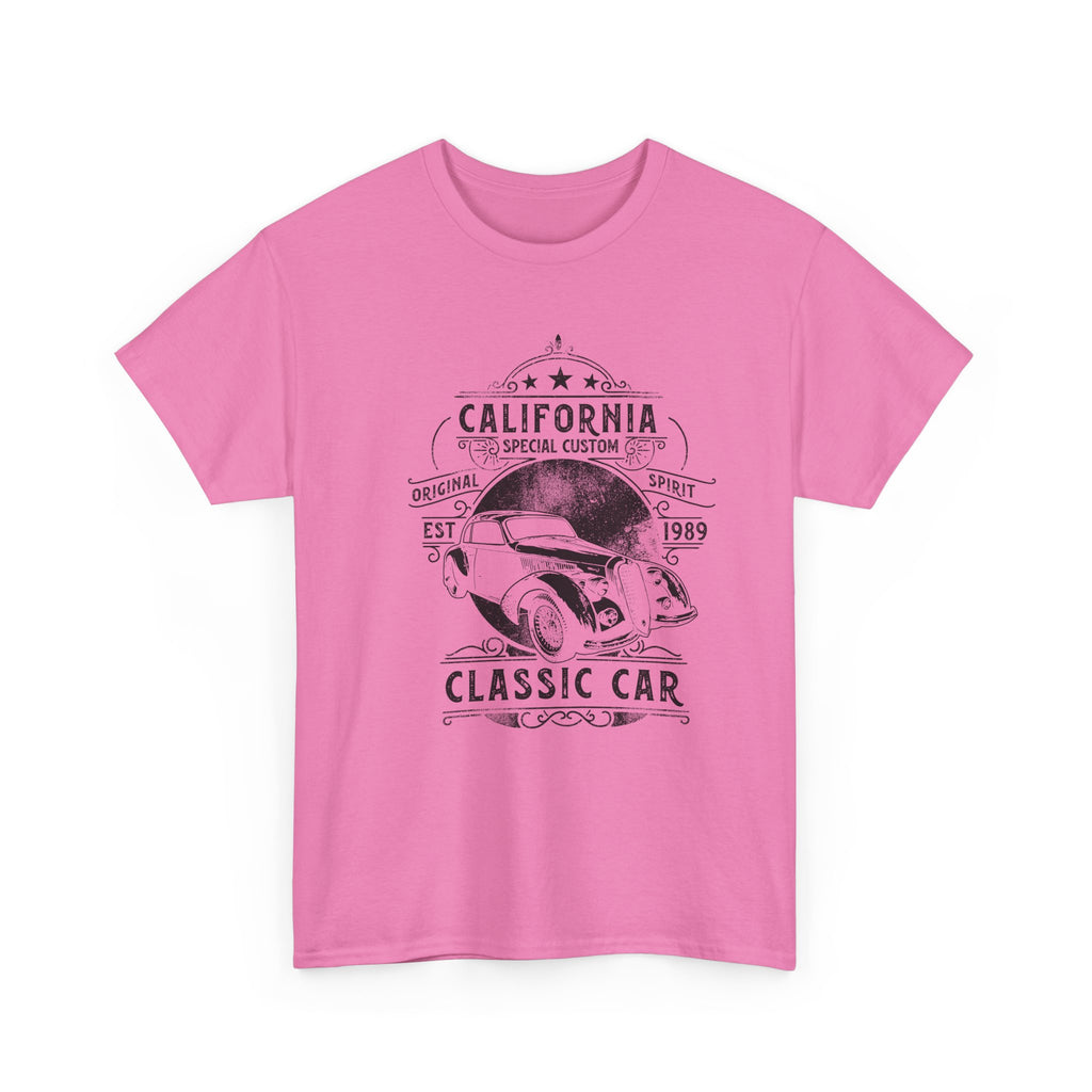 Classic Car T-Shirt — "California Classic Car" Vintage Auto Graphic Tee