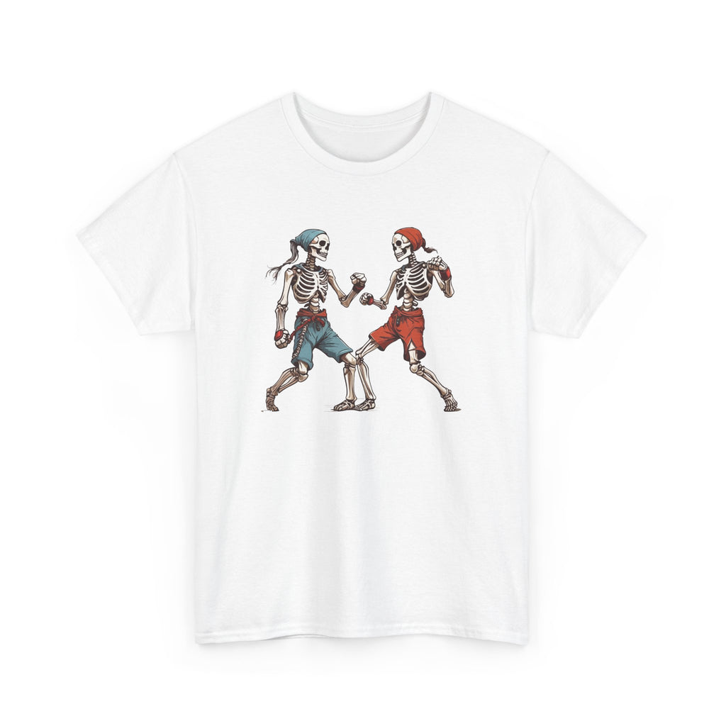 Skeleton Boxers Fight Tee — Vintage Skeleton Boxing T-Shirt
