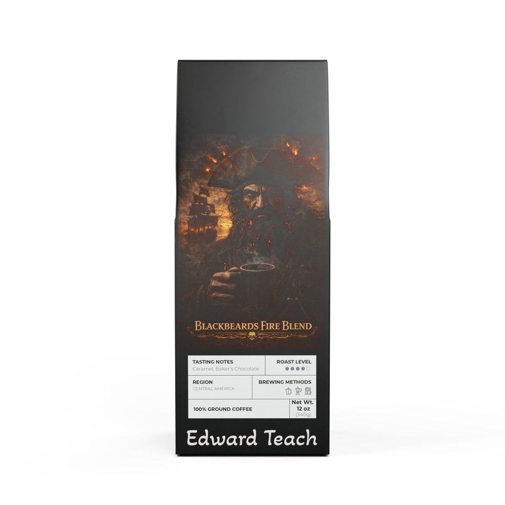 Wolf Hill Ranch Pirate Coffee-BlackBeard's Fire Blend (Medium-Dark Roast)
