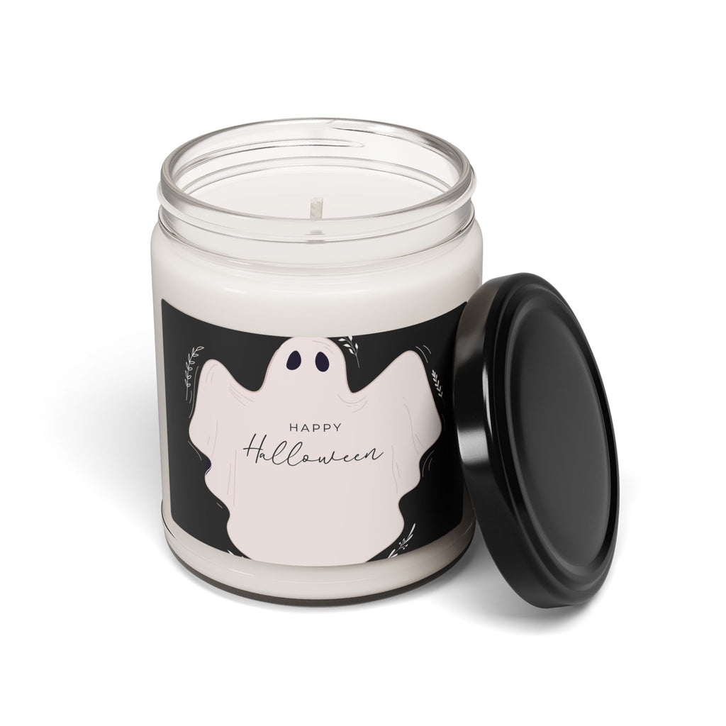 Halloween Scented Soy Candle, Pumpkin Spice Candle, Ghost Decor, Fall Home Fragrance, Halloween Gifts
