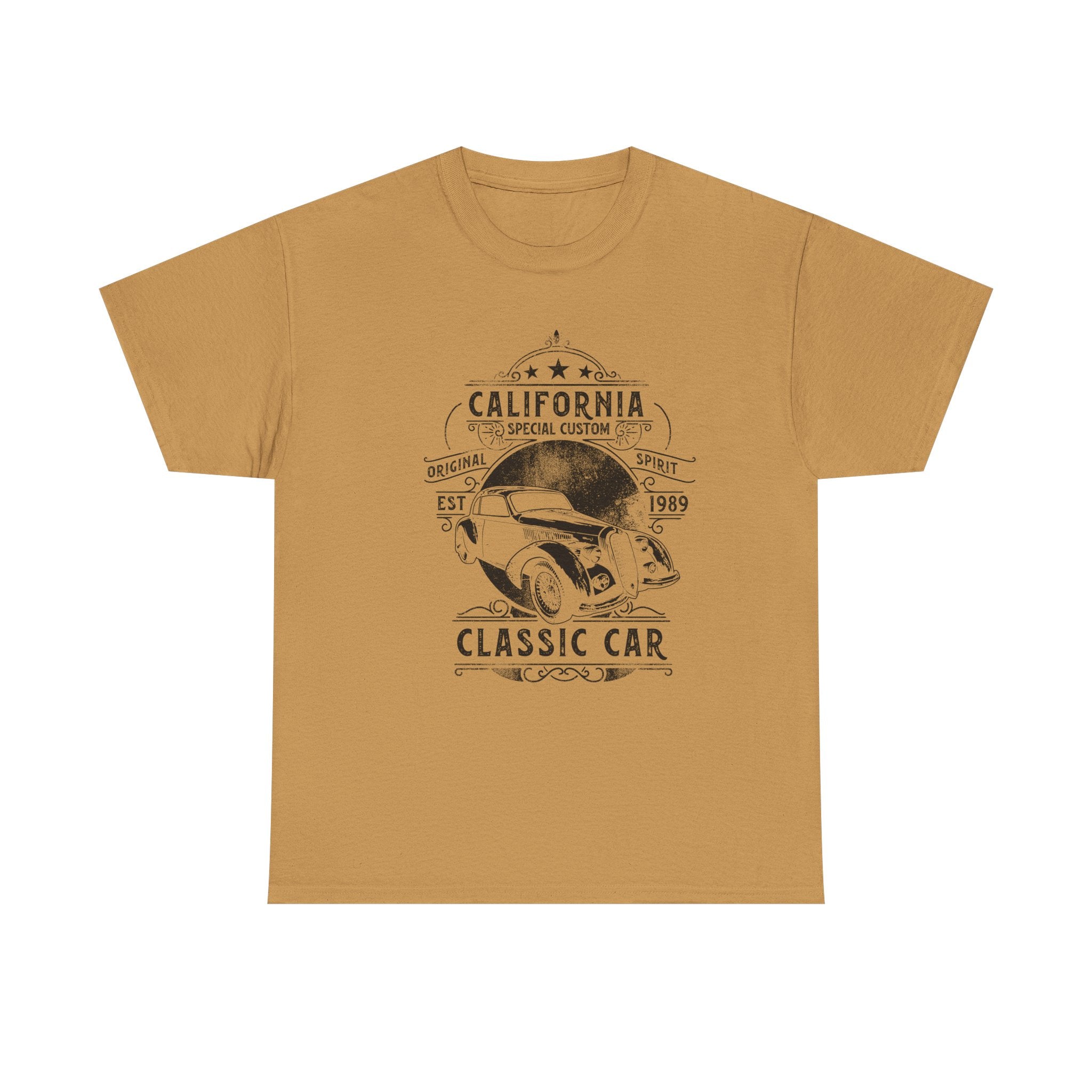 Classic Car T-Shirt — "California Classic Car" Vintage Auto Graphic Tee