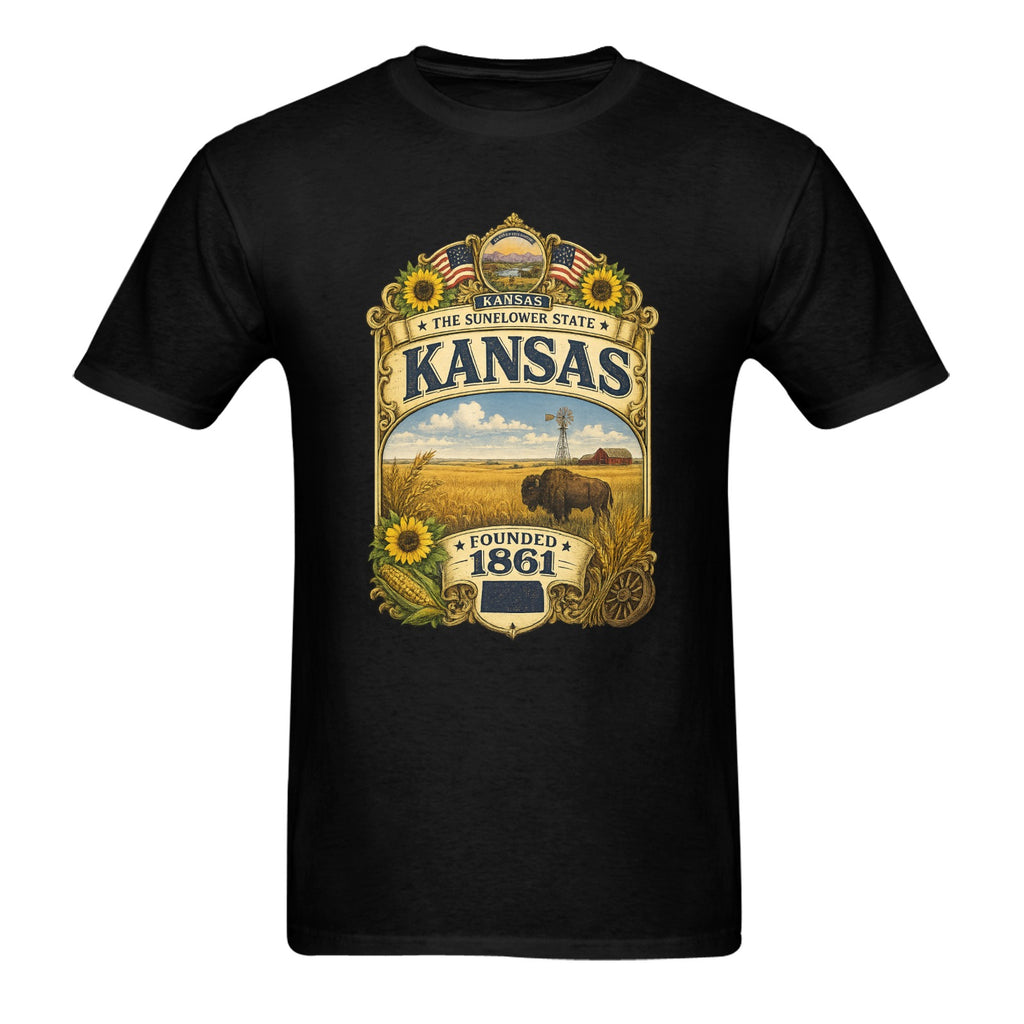 Men's Historical Kansas T-Shirt