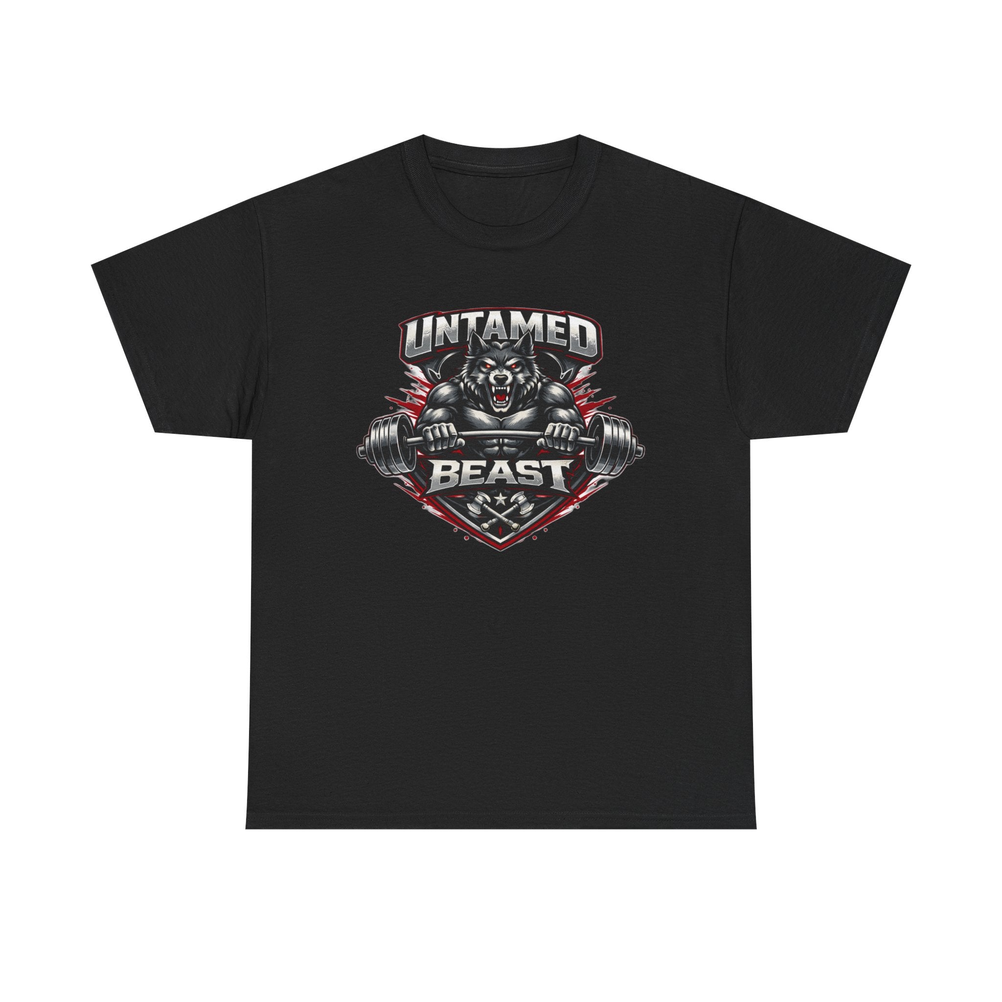 Untamed Beast Workout T-Shirt — Weightlifting Gym Tee Unisex