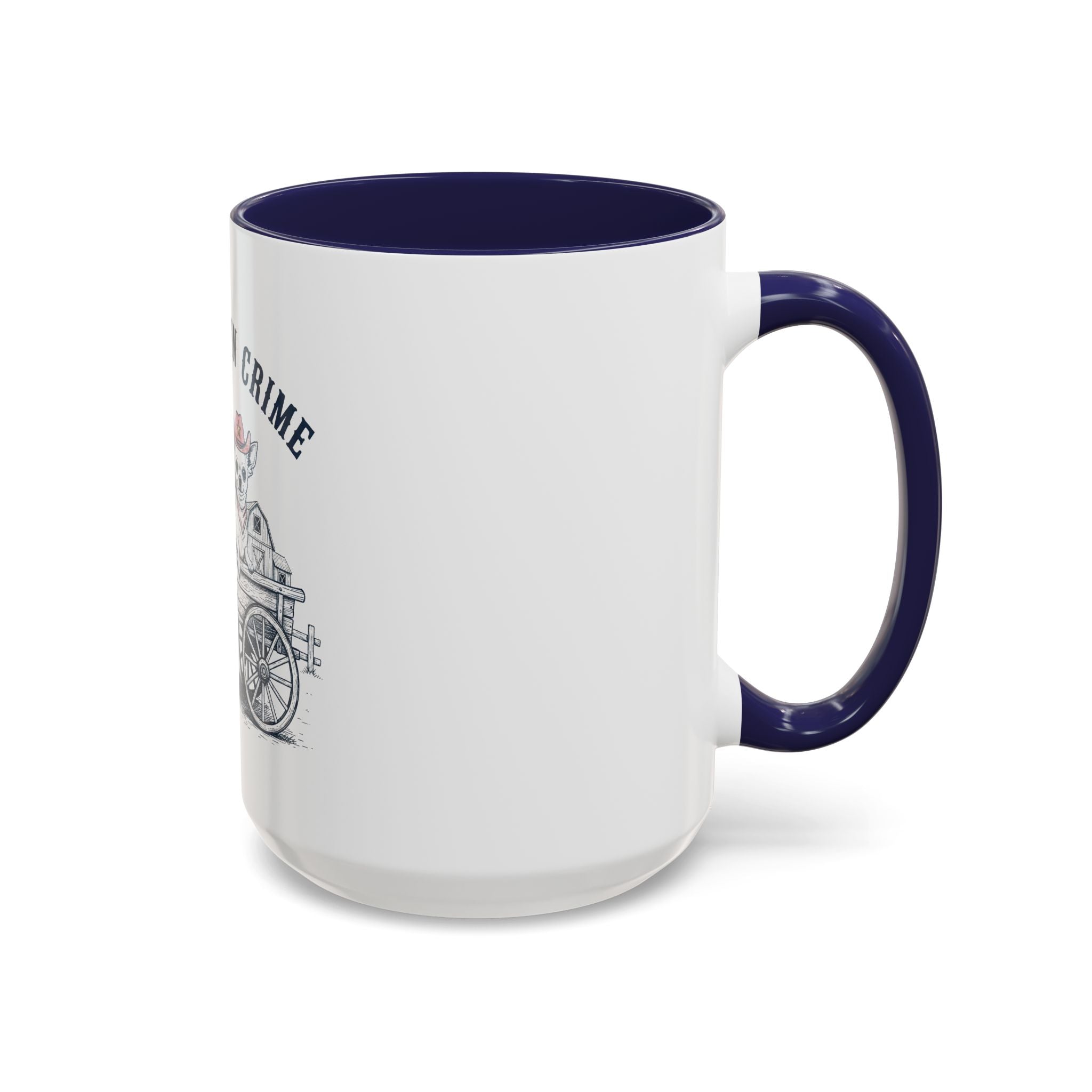 Partners in Crime Coffee Mug — Cute Cowboy Coco & Pete Accent Mug (11/15oz)