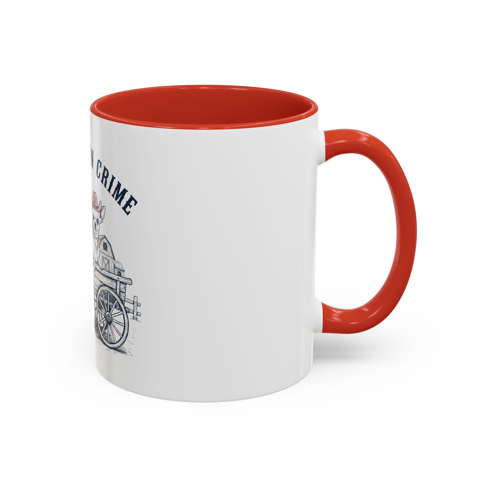 Partners in Crime Coffee Mug — Cute Cowboy Coco & Pete Accent Mug (11/15oz)