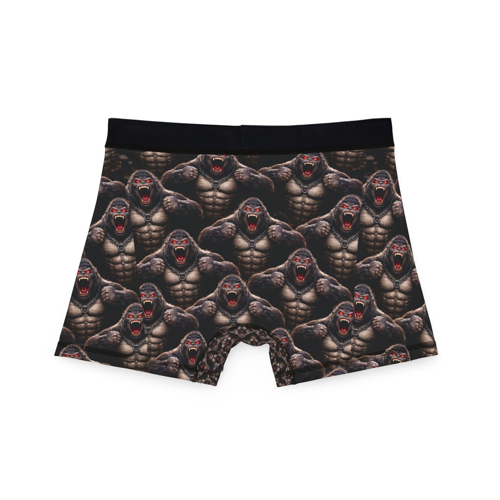 Gorilla Rage All-Over Print Boxer Briefs — Muscle Ape Pattern Men’s Underwear