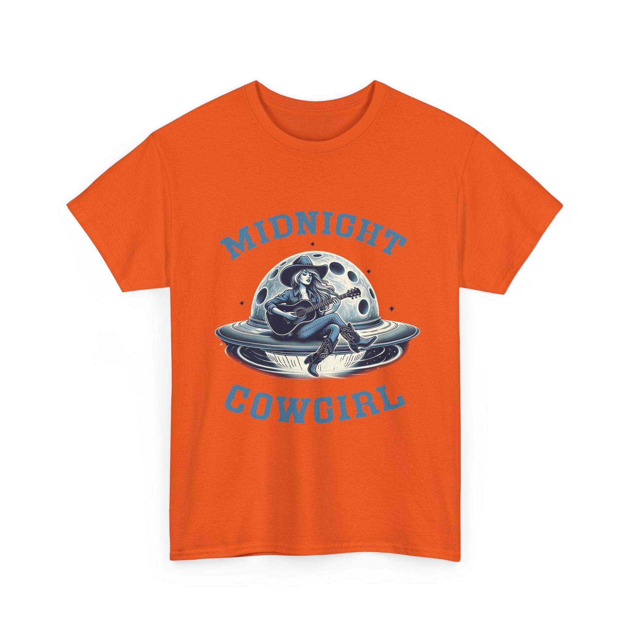 Midnight Cowgirl T-Shirt — Retro Space Cowgirl Graphic Tee