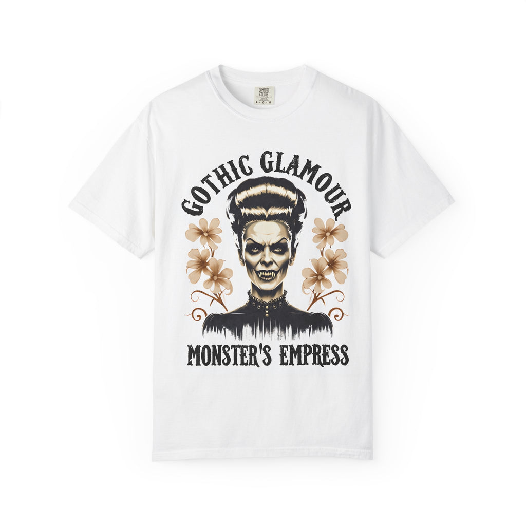 Gothic Empress T-Shirt | Unisex Garment-Dyed Tee | Alternative Fashion, Halloween Costume, Spooky Aesthetic, Gift for Her, Vintage Style