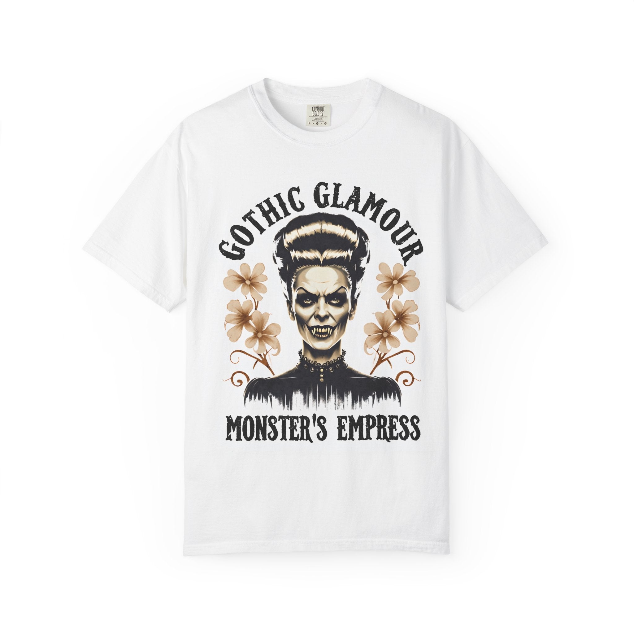 Gothic Empress T-Shirt | Unisex Garment-Dyed Tee | Alternative Fashion, Halloween Costume, Spooky Aesthetic, Gift for Her, Vintage Style