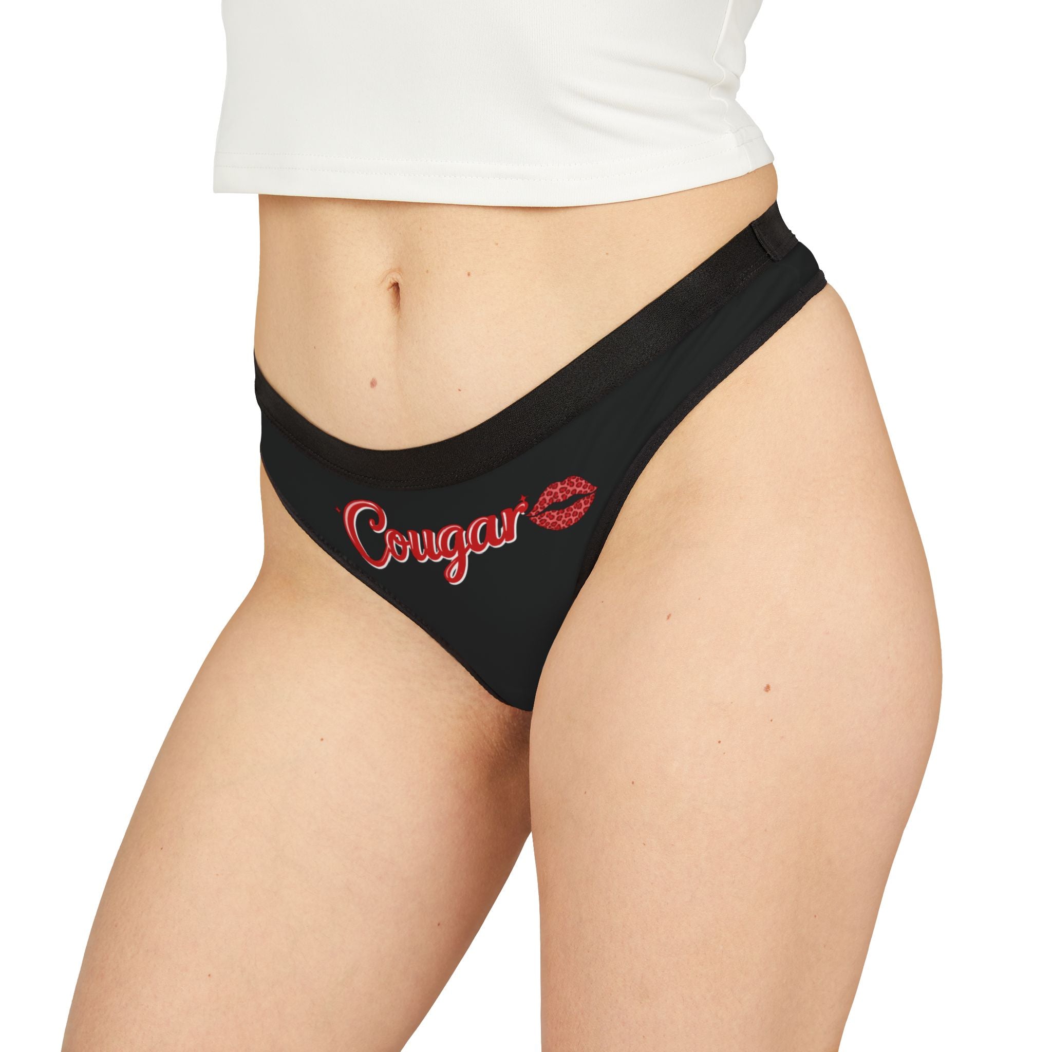 Cougar Kiss Thong – Women's Novelty Lingerie