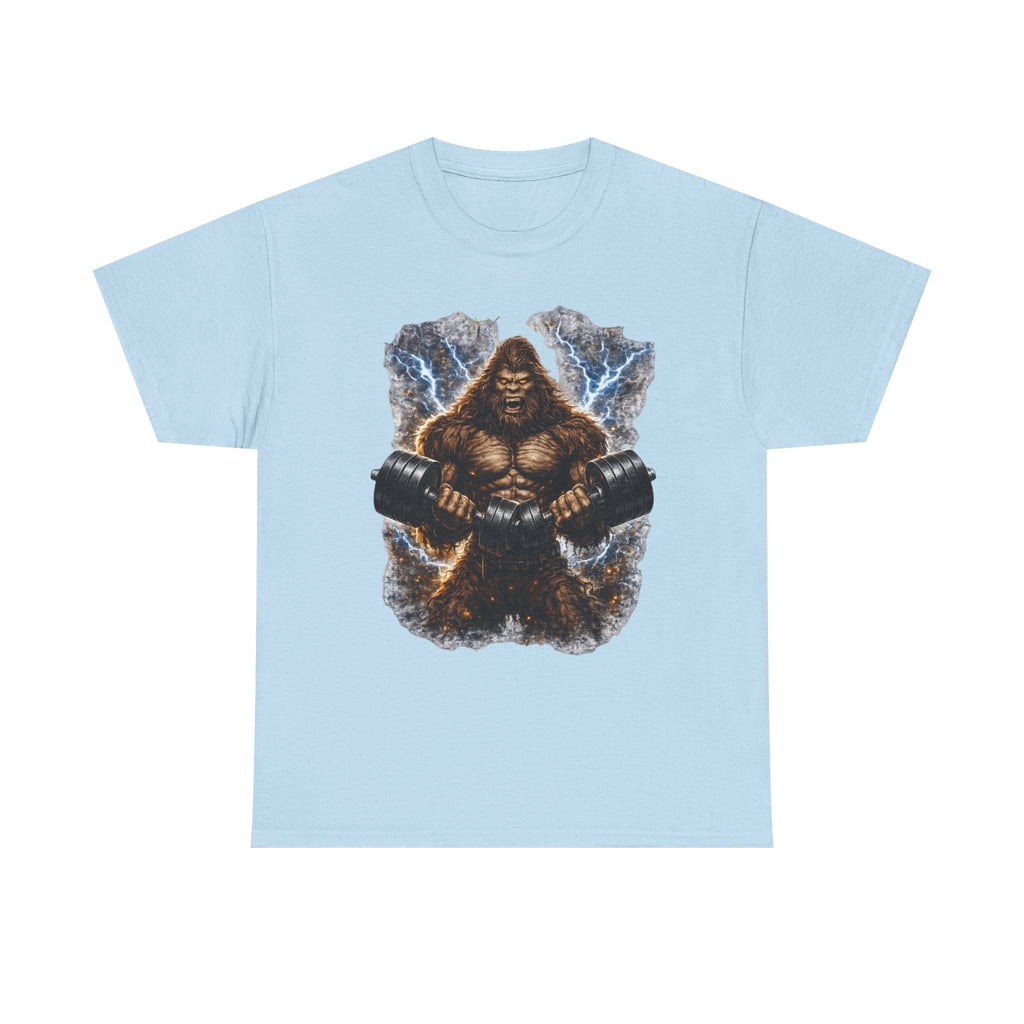 Big Foot Strength Gym Tee — Heavyweight Lifter Workout Shirt
