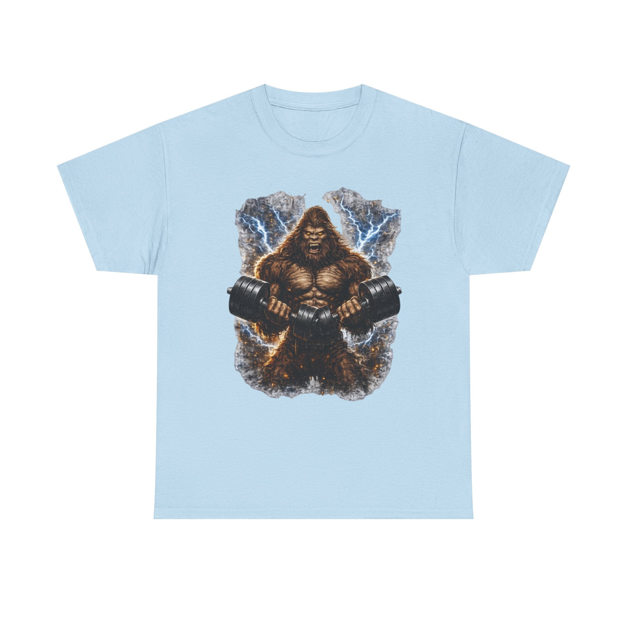 Big Foot Strength Gym Tee — Heavyweight Lifter Workout Shirt