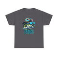 Fishing Fish Graphic Tee — 'BRUH!' Bass with Camo Hat & Sunglasses