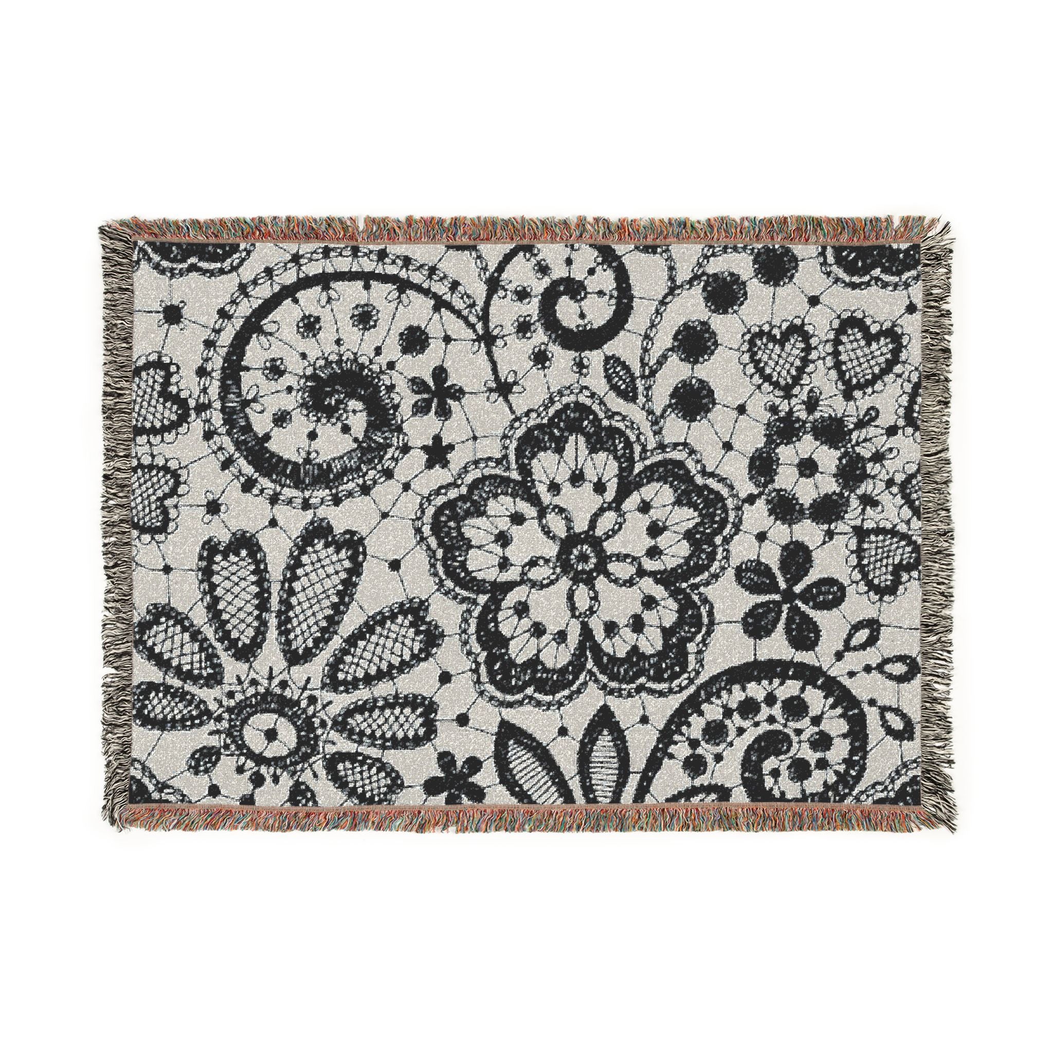 Floral Paisley Woven Blanket — Cozy Decorative Throw for Living Room & Bedroom Classic