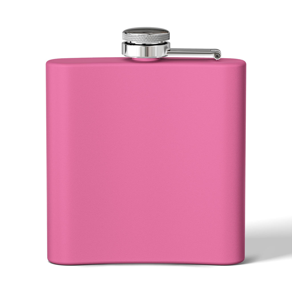 Flask — "I  Hot Dads" 6oz Stainless Steel Pocket Flask