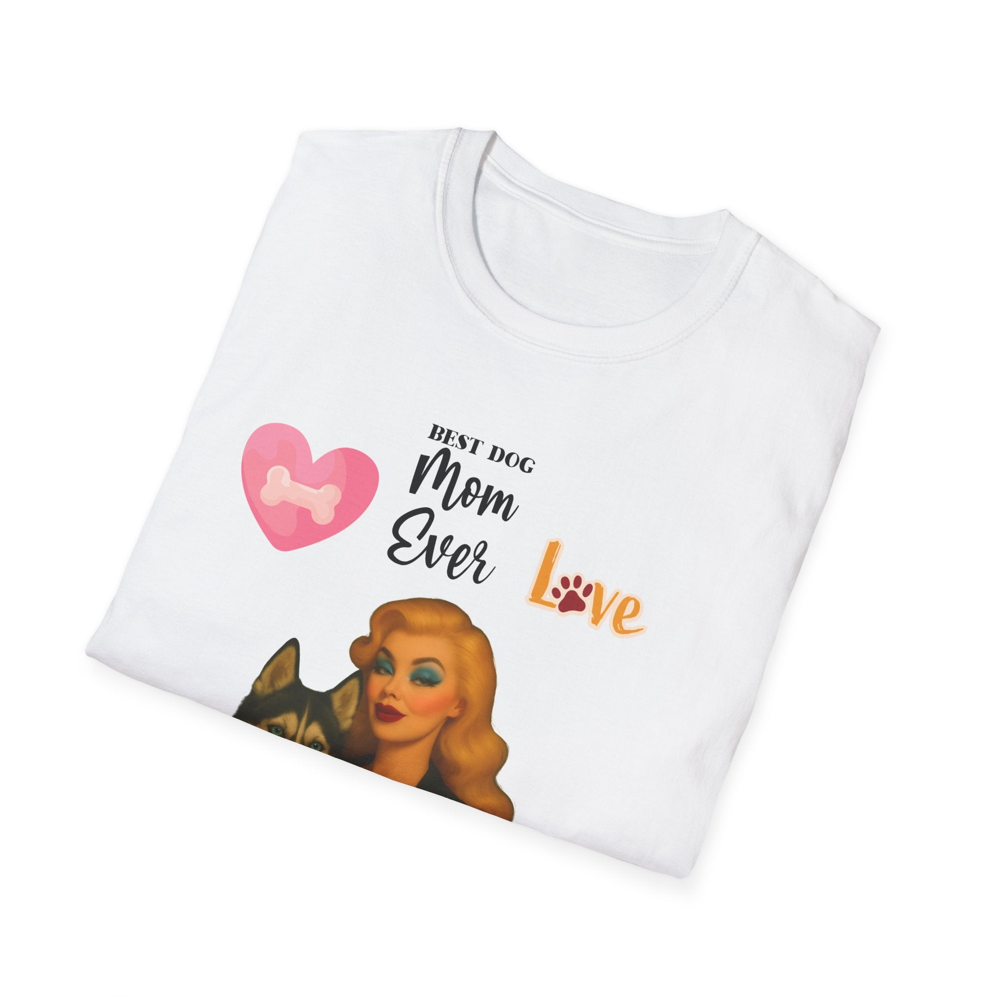 Husky Best Dog Mom Ever T-Shirt