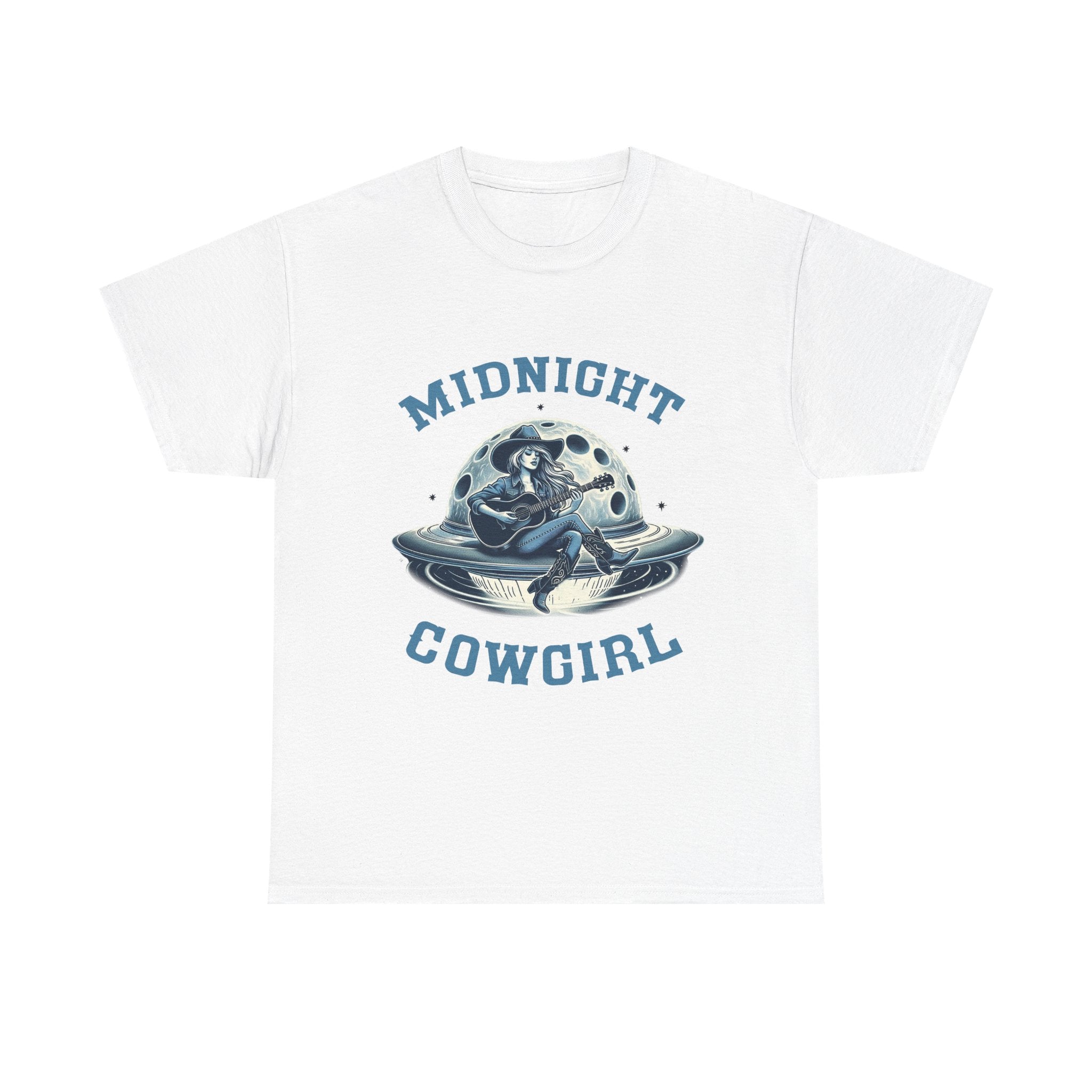 Midnight Cowgirl T-Shirt — Retro Space Cowgirl Graphic Tee