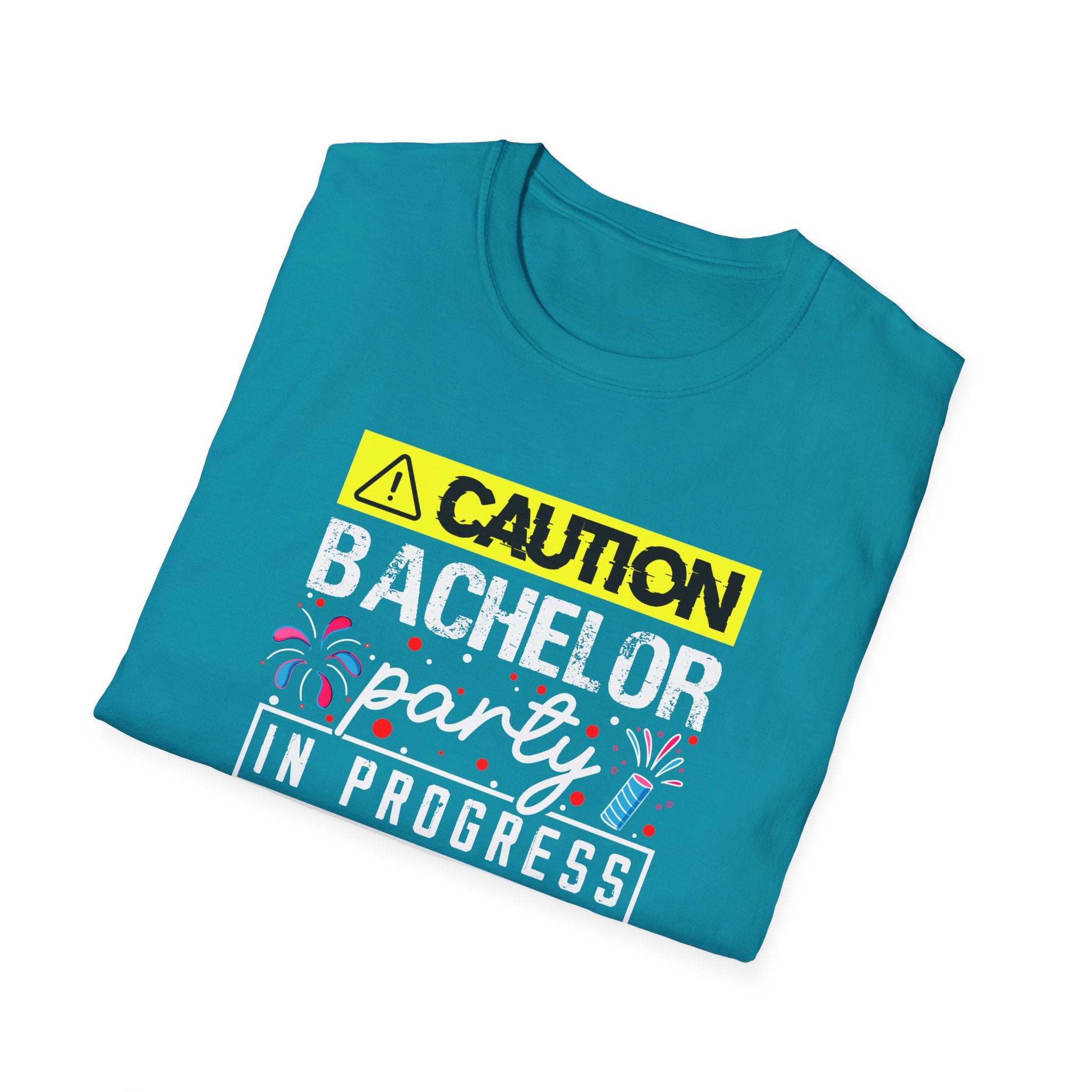 Bachelor Party Caution In Progress T-Shirt
