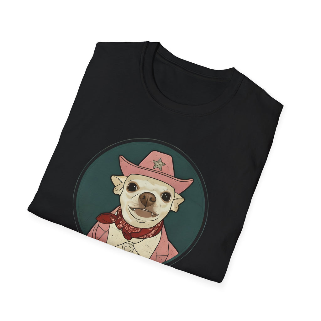 Cowgirls Rule Chihuahua Cowgirl T-Shirt   Coco       Trendy TShirt