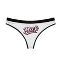 Milf Thong — 'MILF' Pink Script Women's Thong, Playful Bachelorette Lingerie