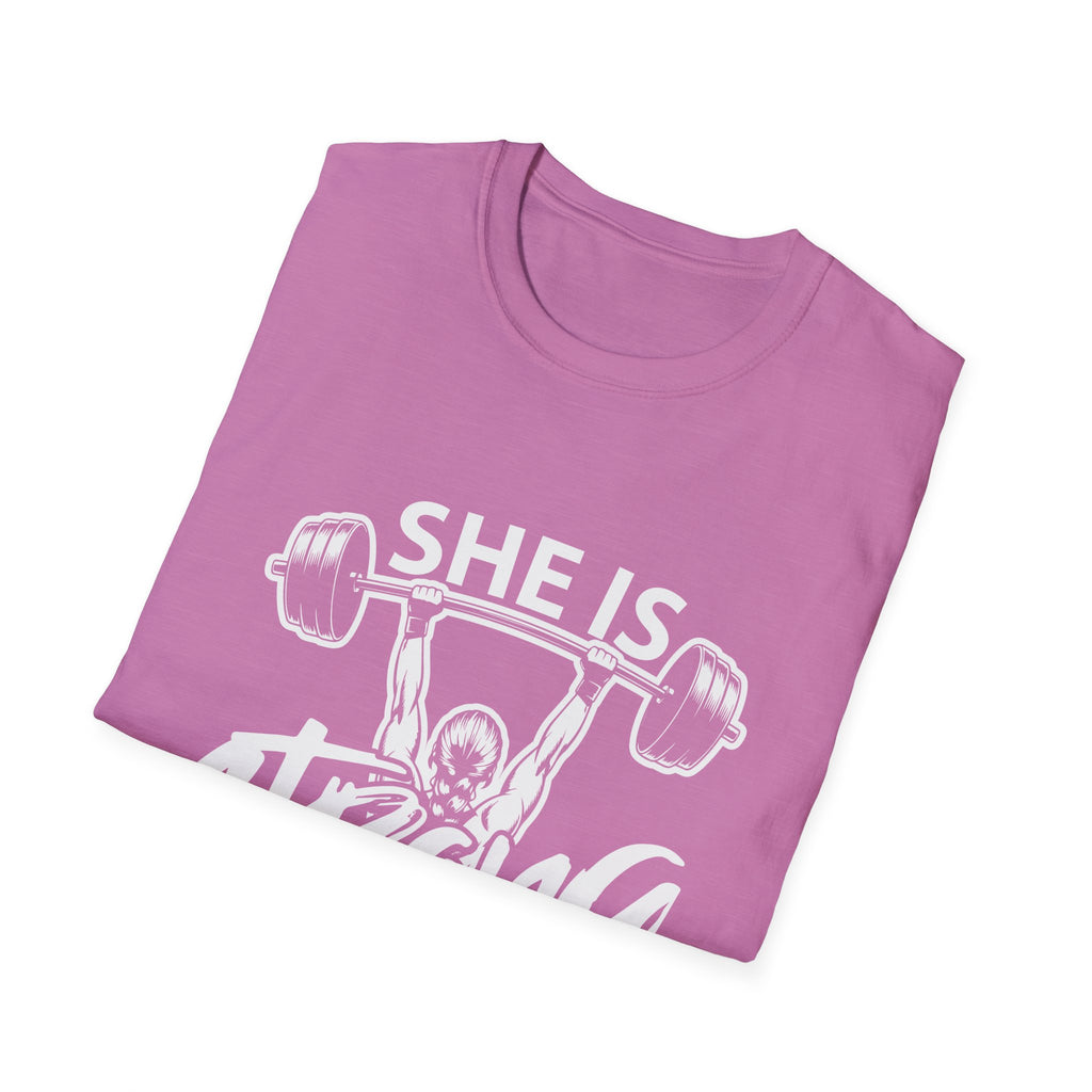 She Is Strong Inspirational T-Shirt — Empowerment Tee for Women