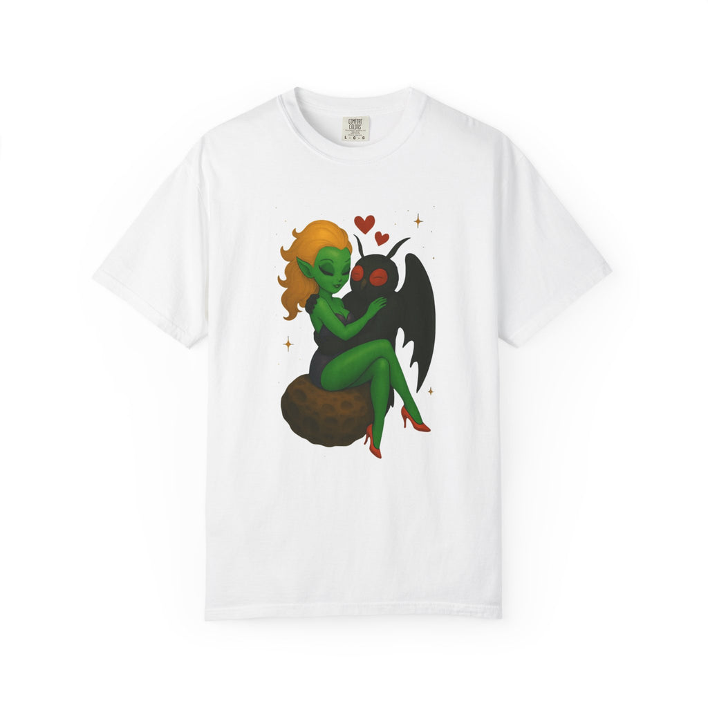 Enigmatic Alien T-Shirt, Cute Alien Gift, Witchy Apparel, Unique Graphic Tees, Spooky Halloween Shirt, Unisex Casual Wear