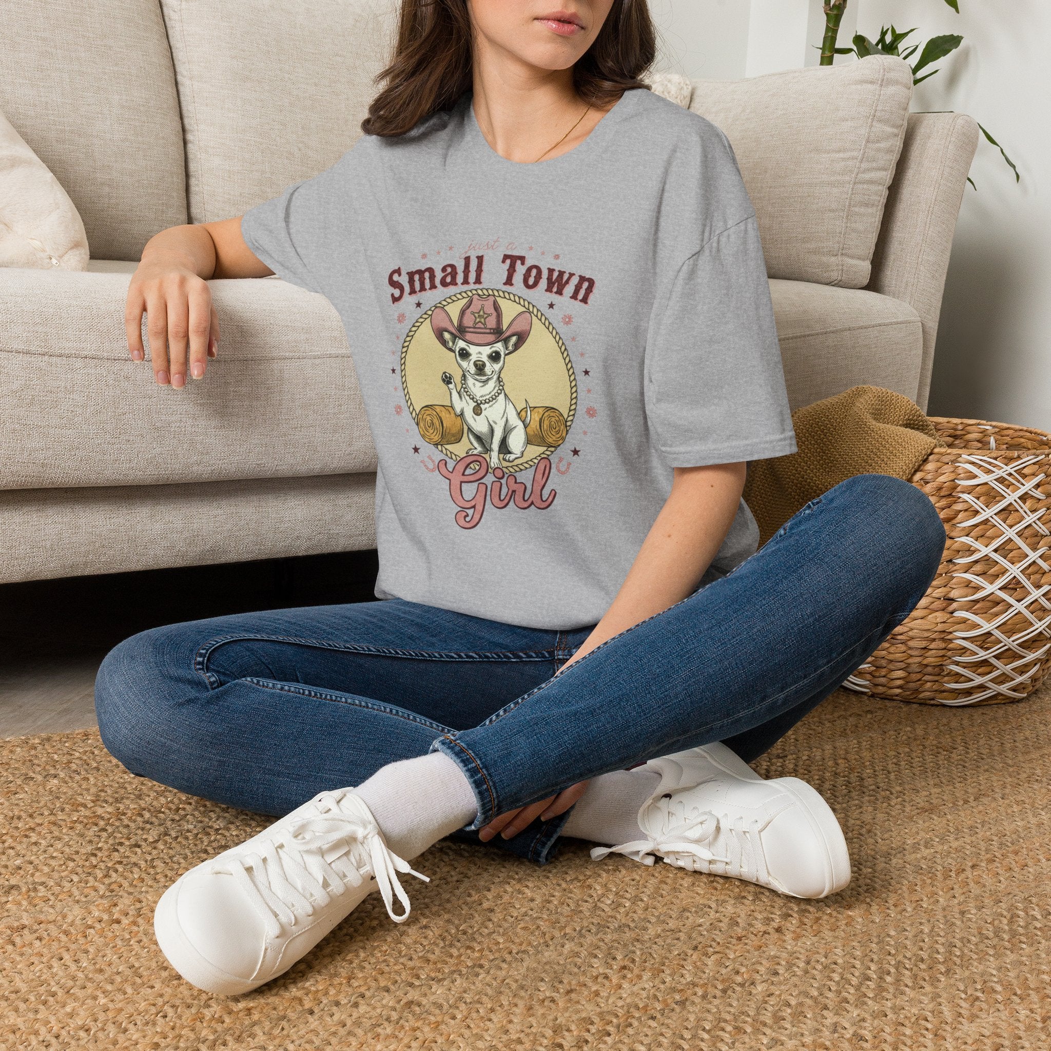 Just a Small Town Girl Graphic Tee Women's Coco