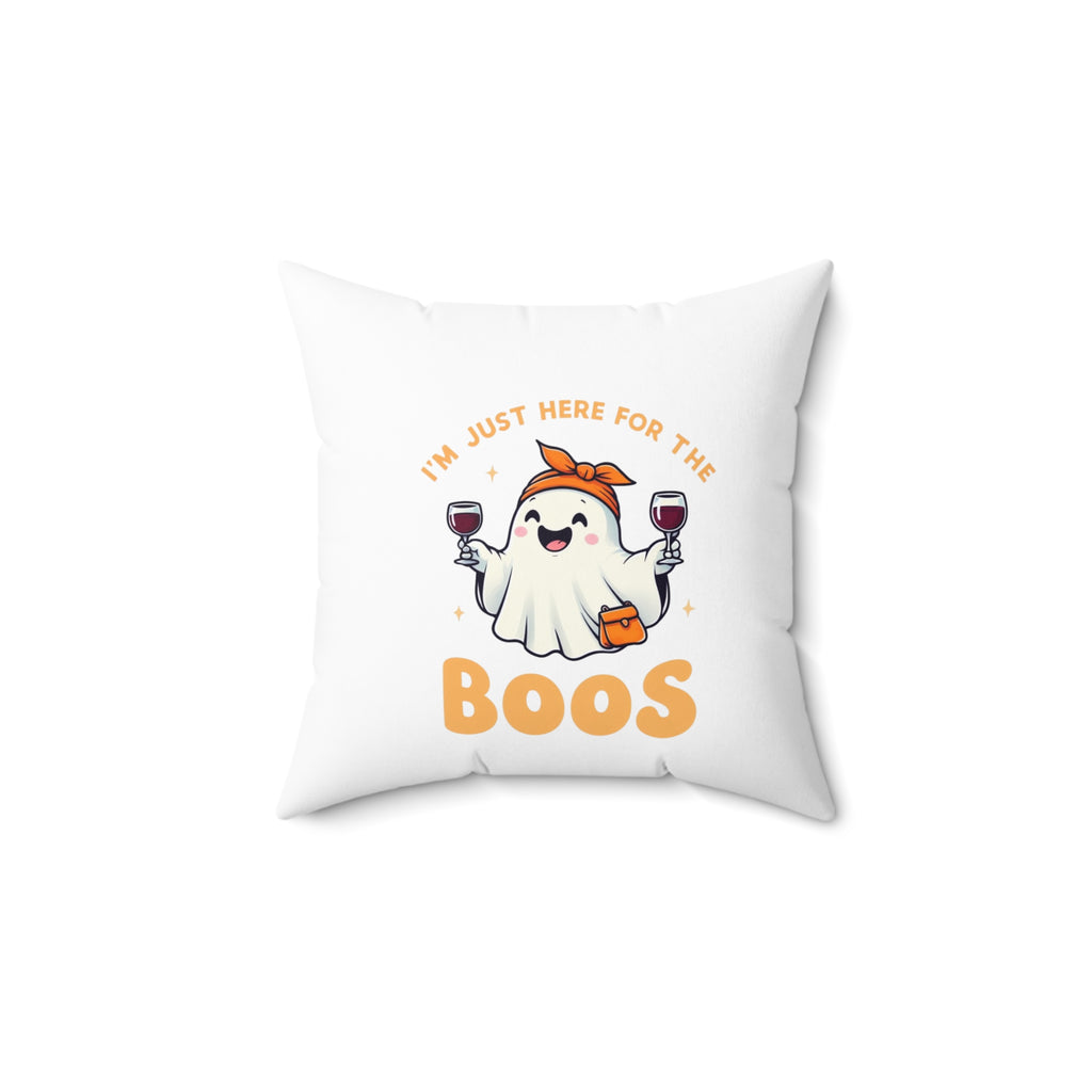 Halloween Ghost Pillow - Funny Halloween Decor, Spooky Gift, Fall Home Accent, Autumn Vibes, Trick or Treat Decor