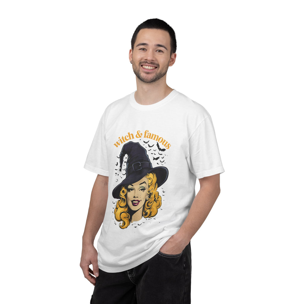 Witch and Famous T-Shirt - Halloween Witchy Style Vintage Tee