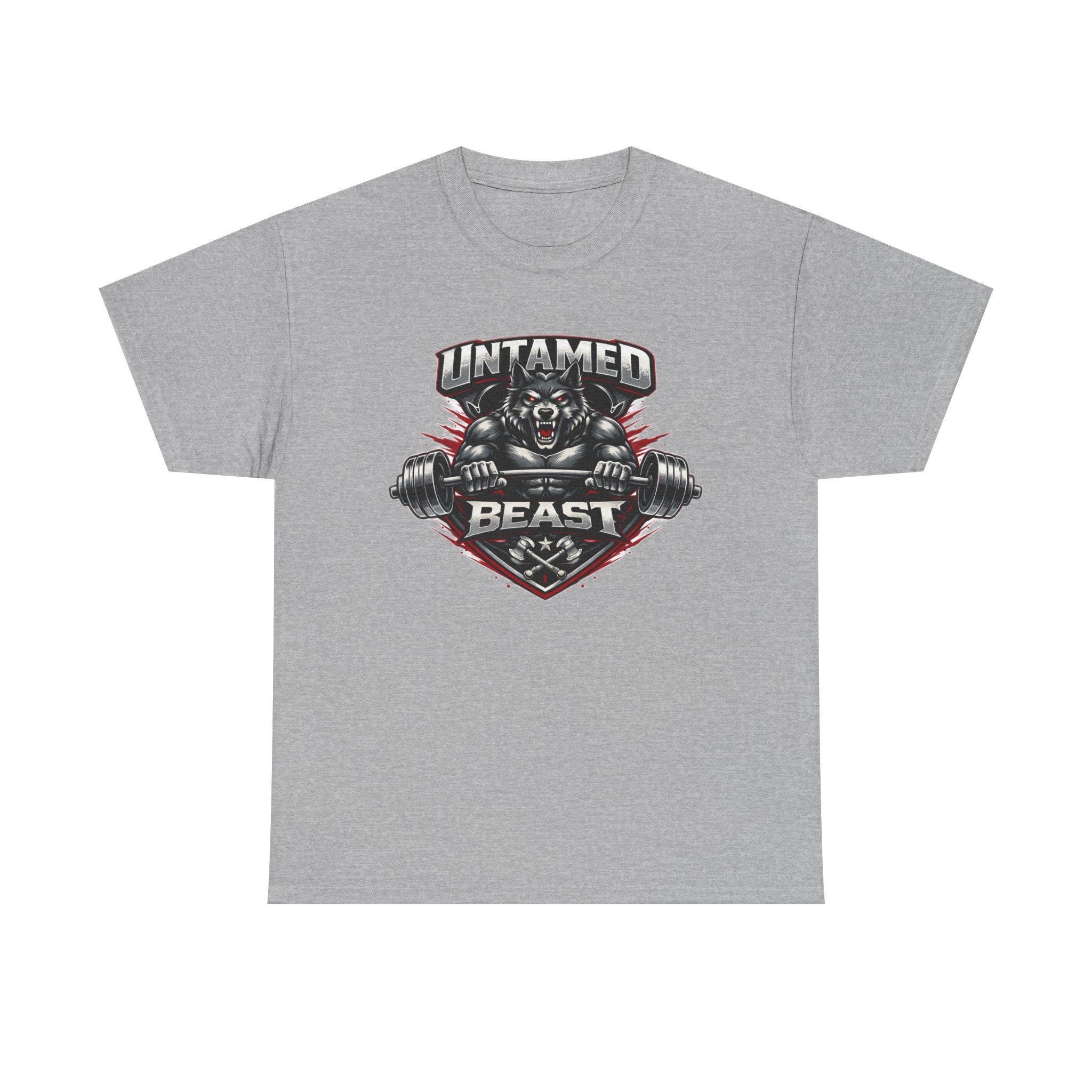 Untamed Beast Workout T-Shirt — Weightlifting Gym Tee Unisex