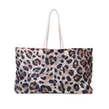 Leopard Print Weekender Bag — Chic Animal-Print Travel Tote