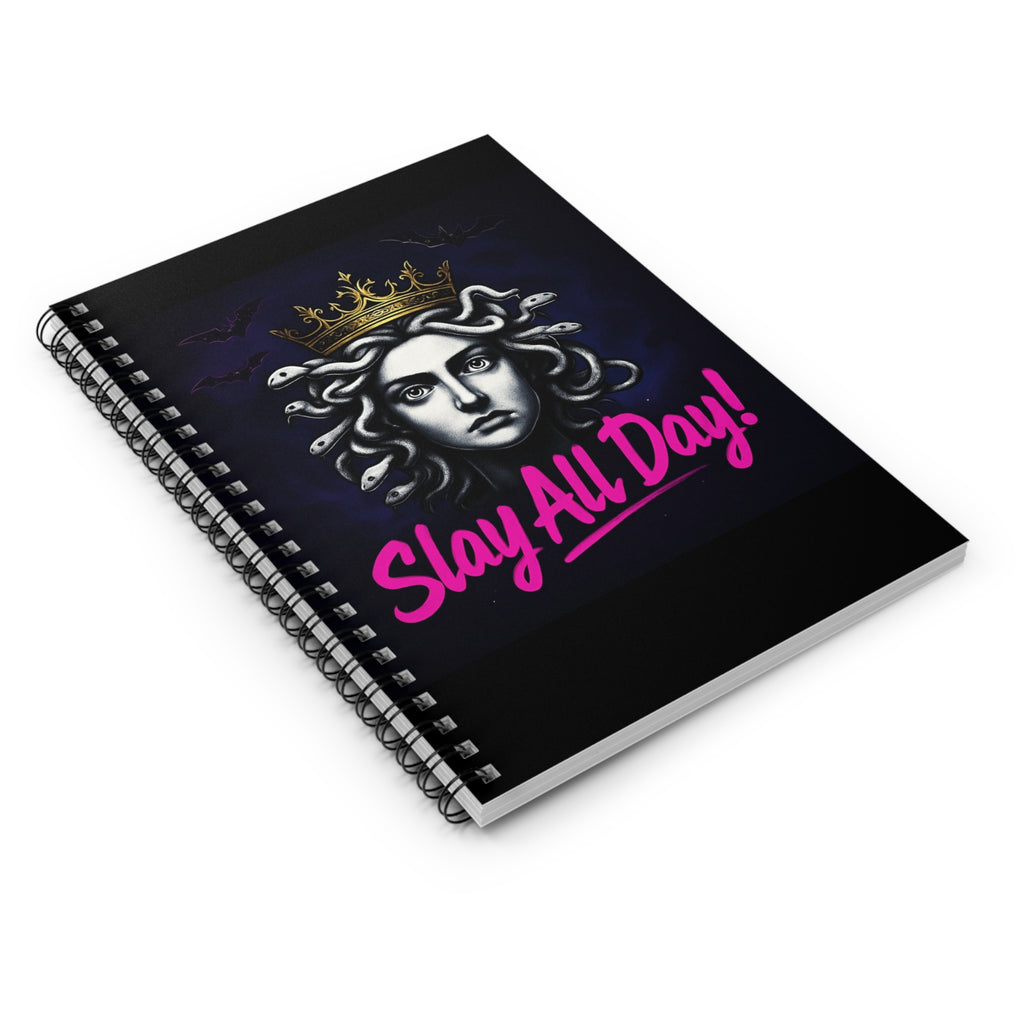 Medusa Fantasy Notebook - Ruled Line Journal