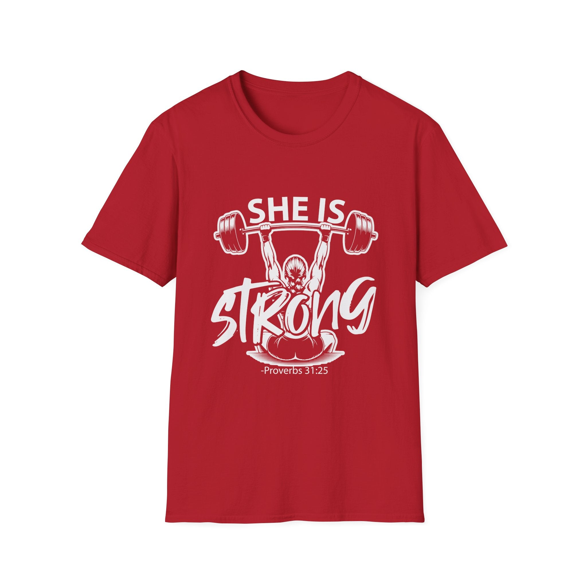 She Is Strong Inspirational T-Shirt — Empowerment Tee for Women