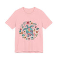 Floral Mosaic Sea Turtle T-Shirt — Tropical Beach Boho Tee