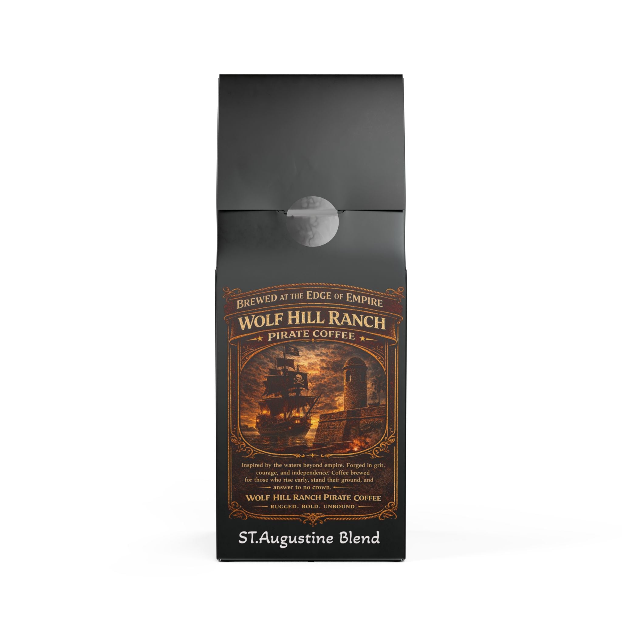 Wolf Hill Ranch Pirate Coffee- St.Augustine Blend (Medium Roast)