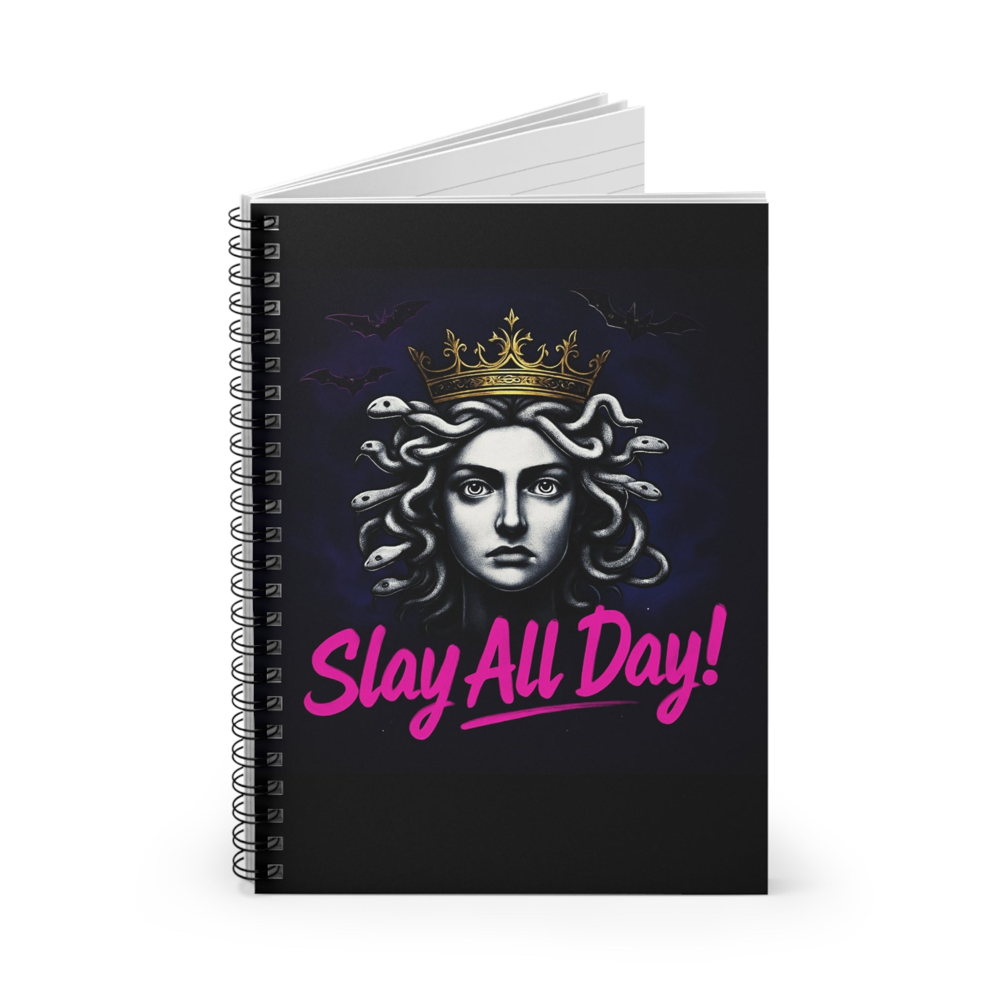 Medusa Fantasy Notebook - Ruled Line Journal