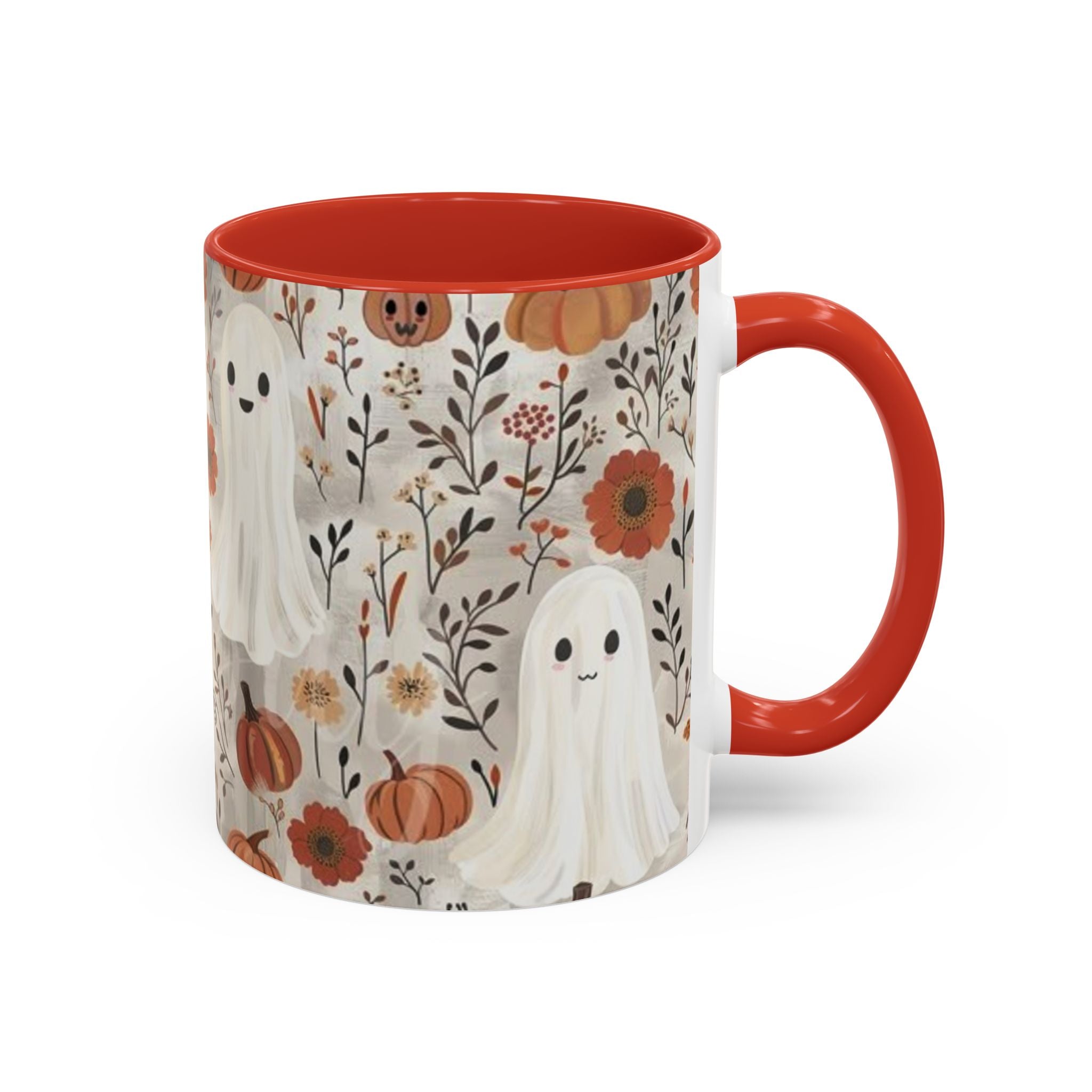 Cute Halloween Ghost Coffee Mug | Fall Decor, Gift for Autumn Lovers, Spooky Vibes, Ceramic Drinkware, Witchy Kitchen